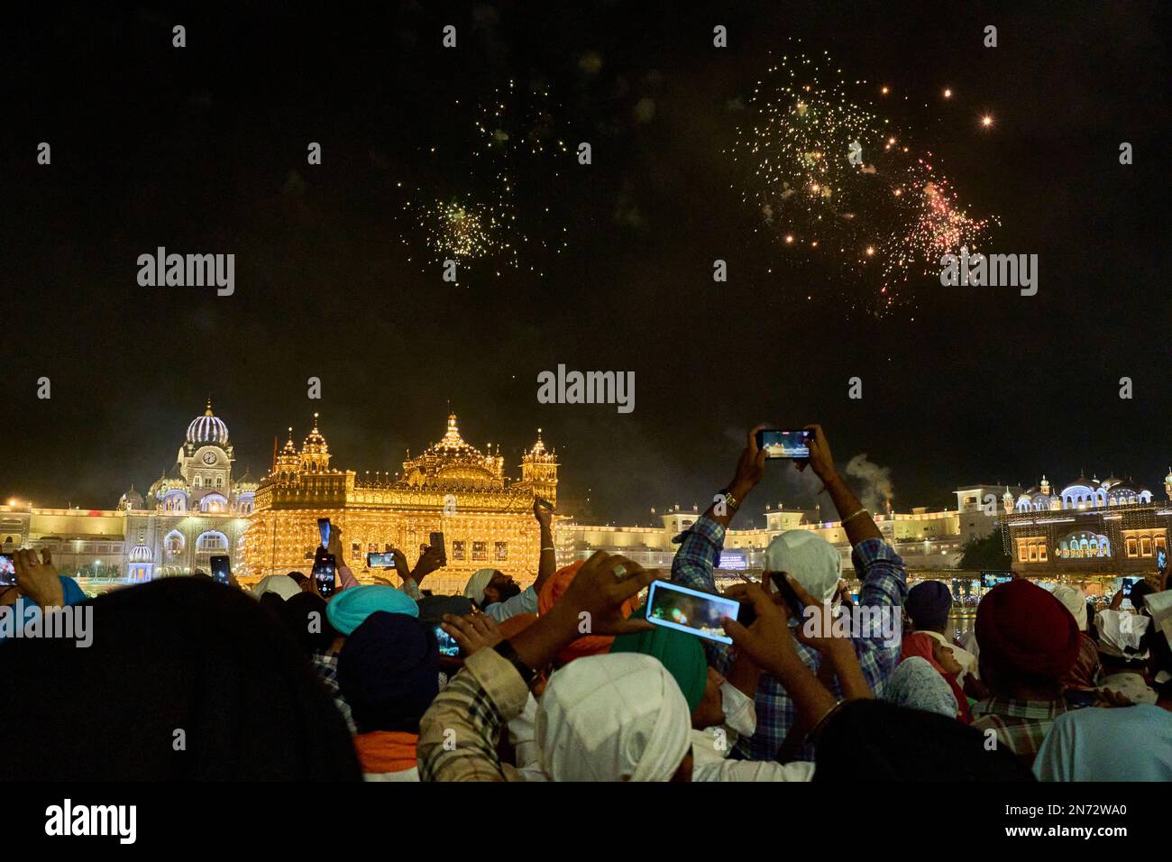 Golden Temple Amritsar Diwali Stock Photo - Alamy
