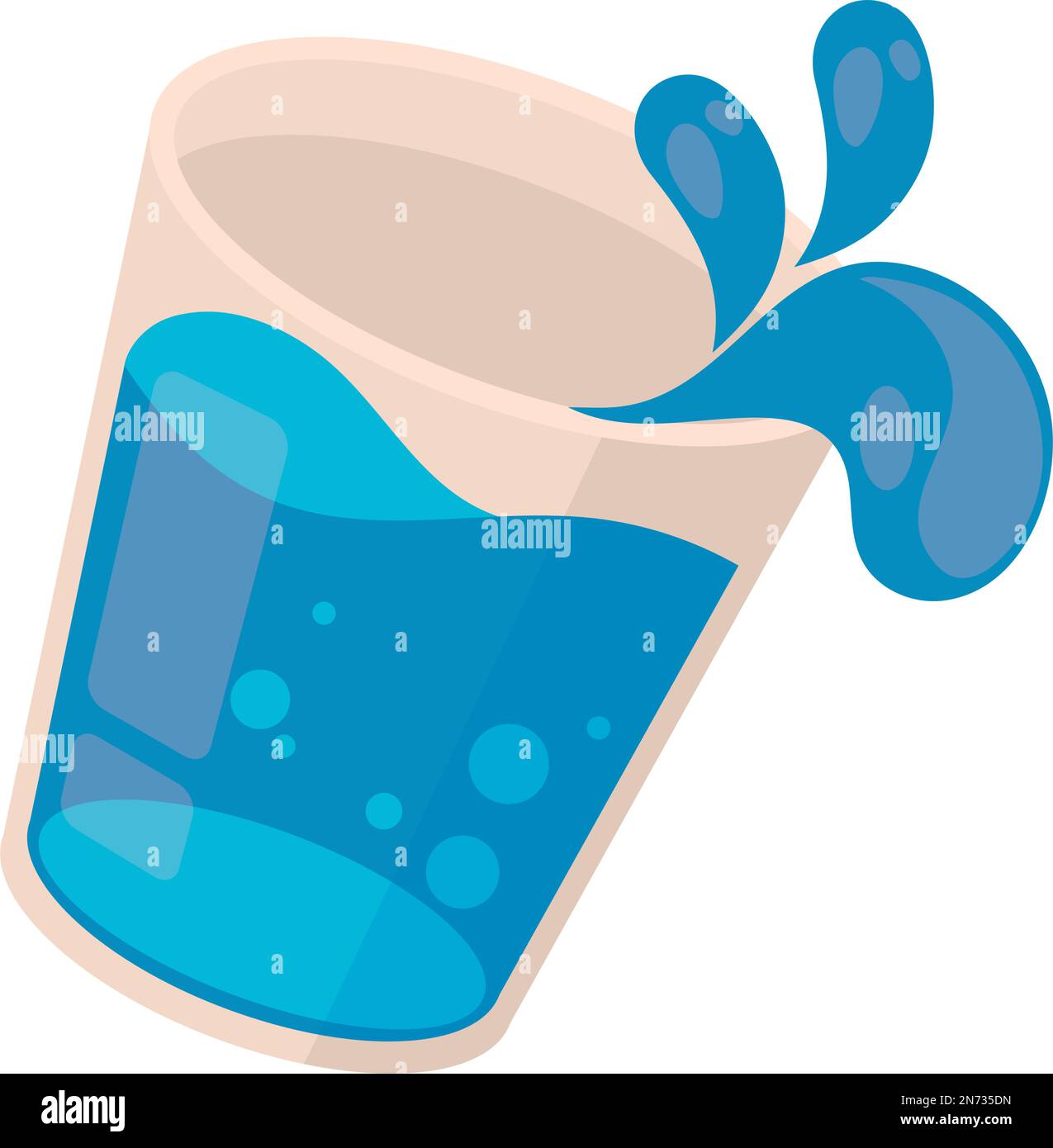 splash water in glass Stock Vector Image & Art Alamy