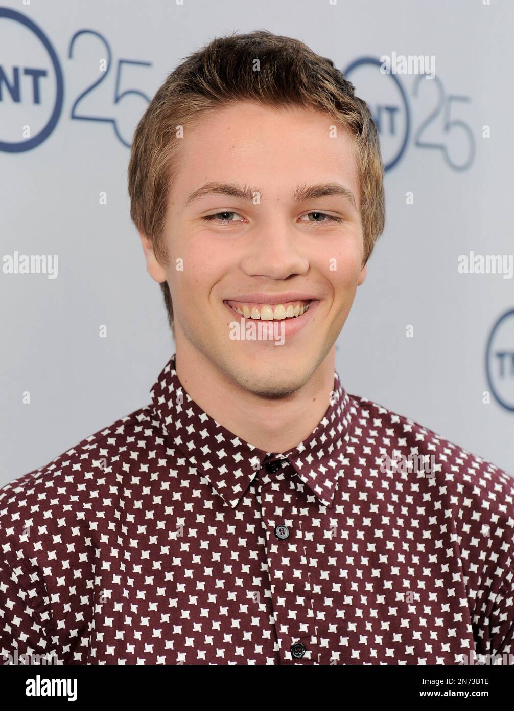 Connor Jessup arrives at the TNT 25th Anniversary Party on Wednesday