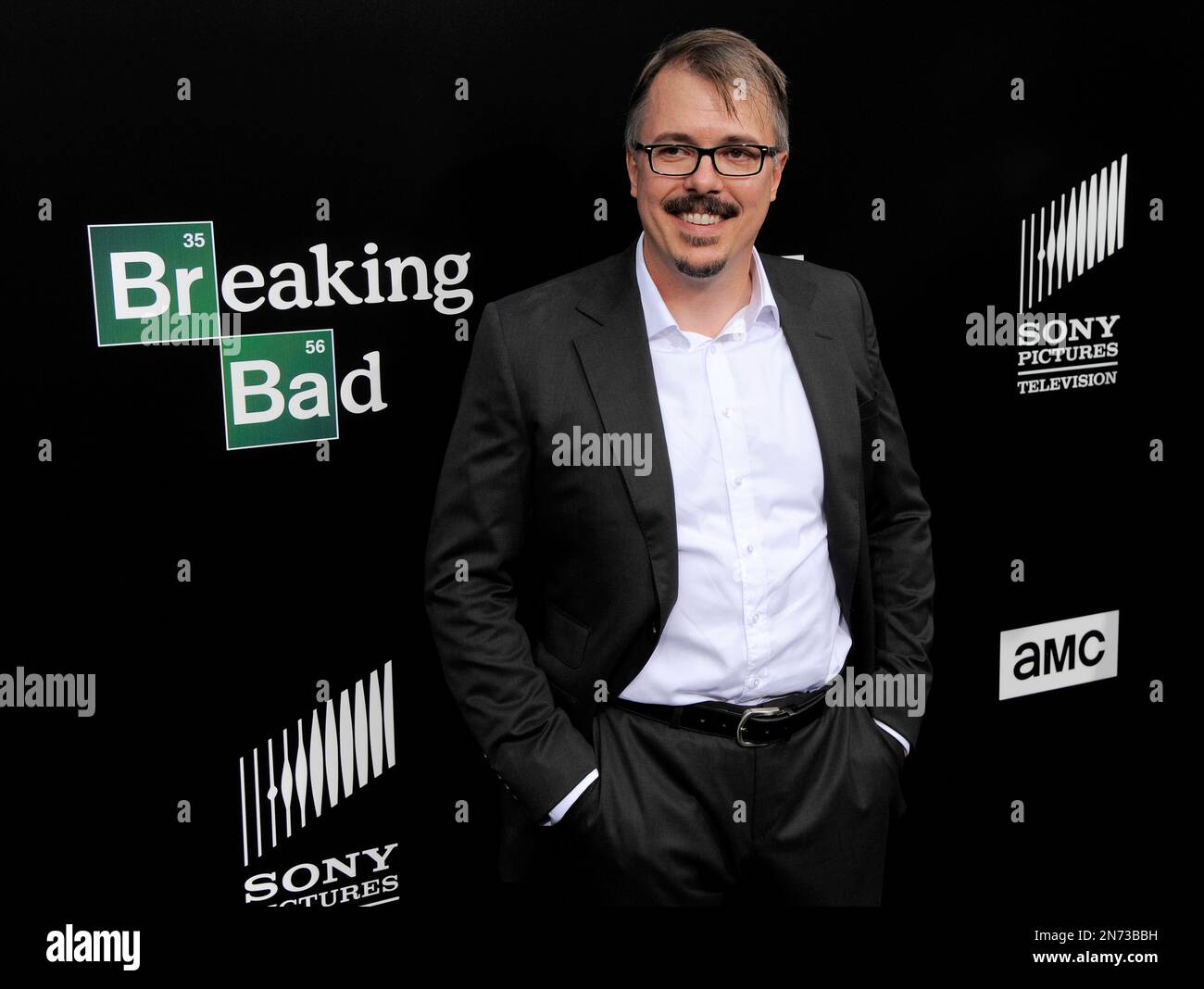 Vince Gilligan, creator and executive producer of "Breaking Bad," poses ...