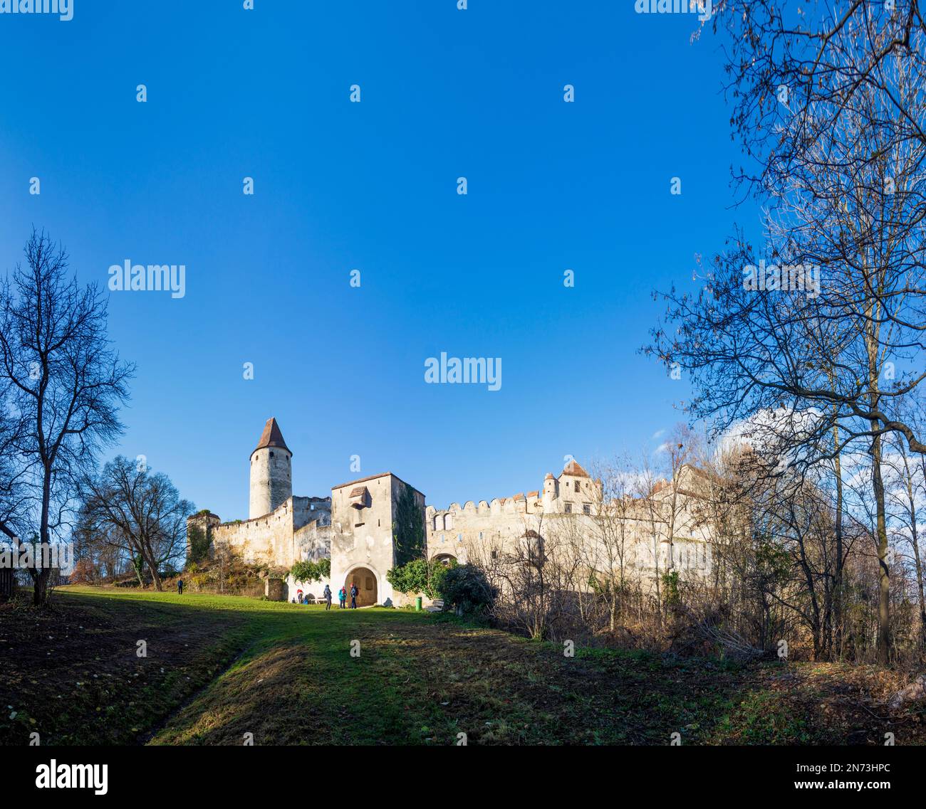 Seebenstein, Seebenstein Castle in Vienna Alps, Lower Austria, Austria Stock Photo