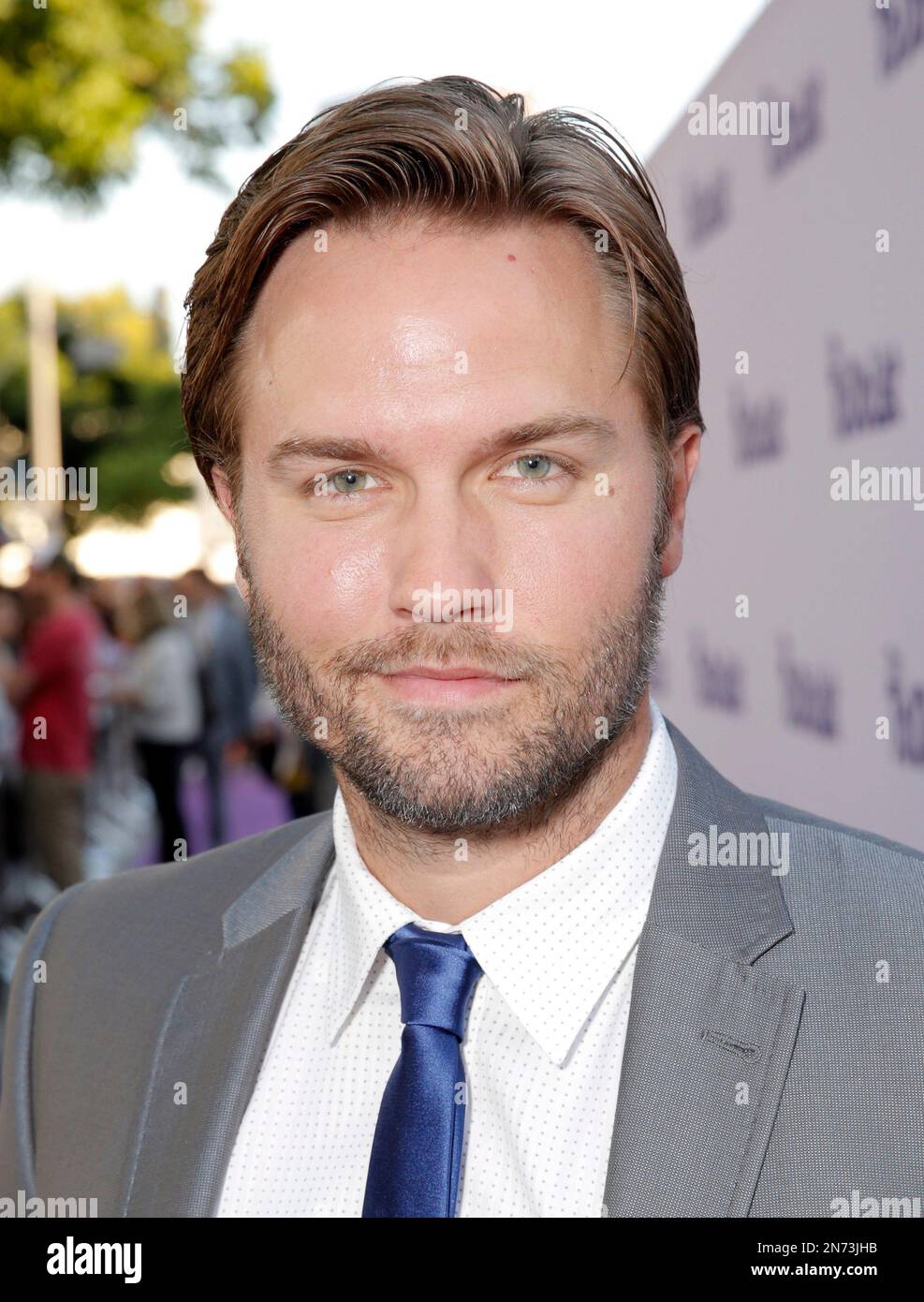 Scott Porter arrives on the red carpet at the LA Premiere of “The To Do