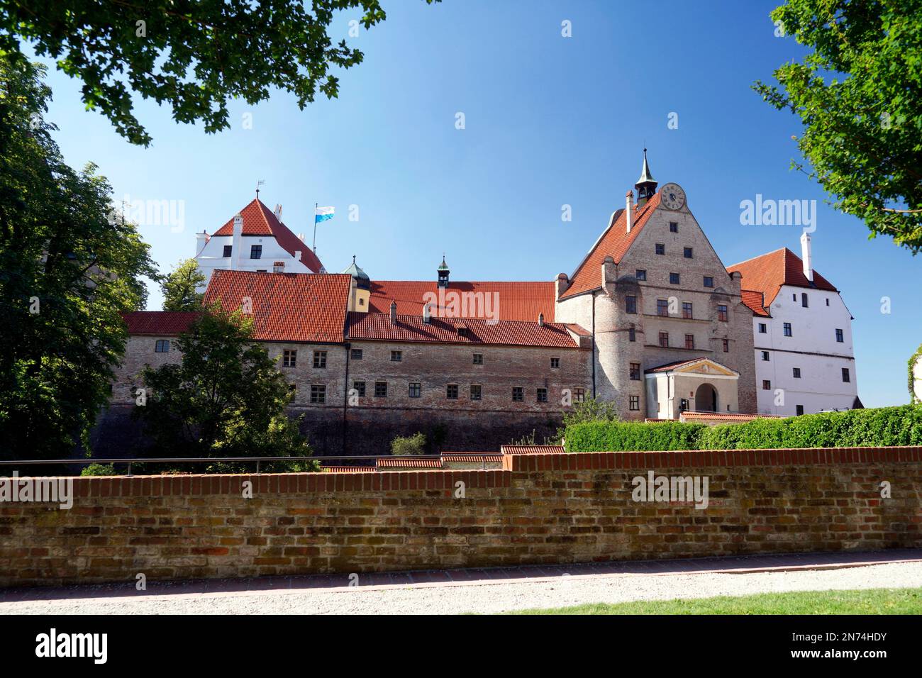 Germany, Bavaria, Lower Bavaria, Landshut, Trausnitz Castle Stock Photo