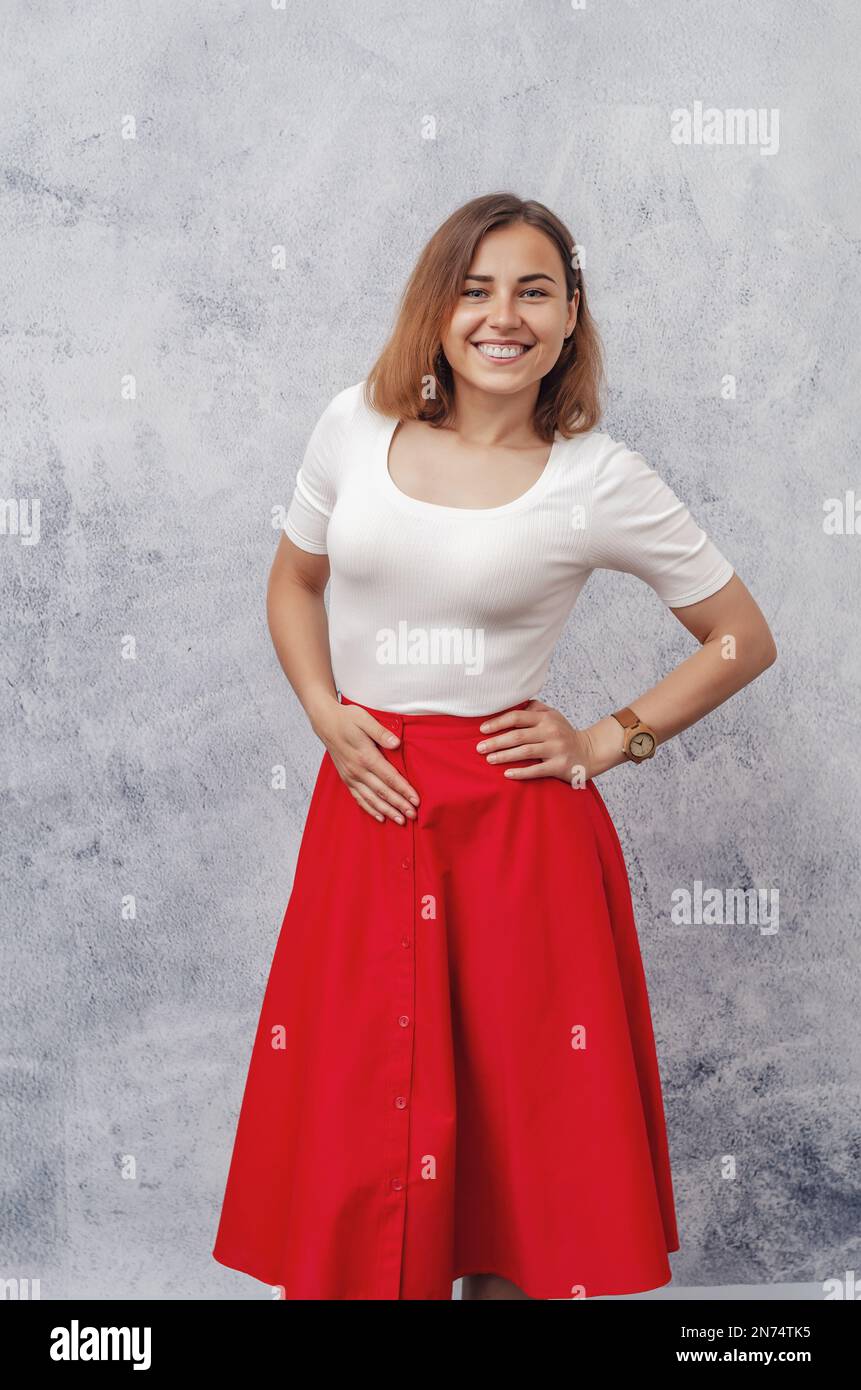 Cute asian woman poses portrait hi-res stock photography and images - Alamy