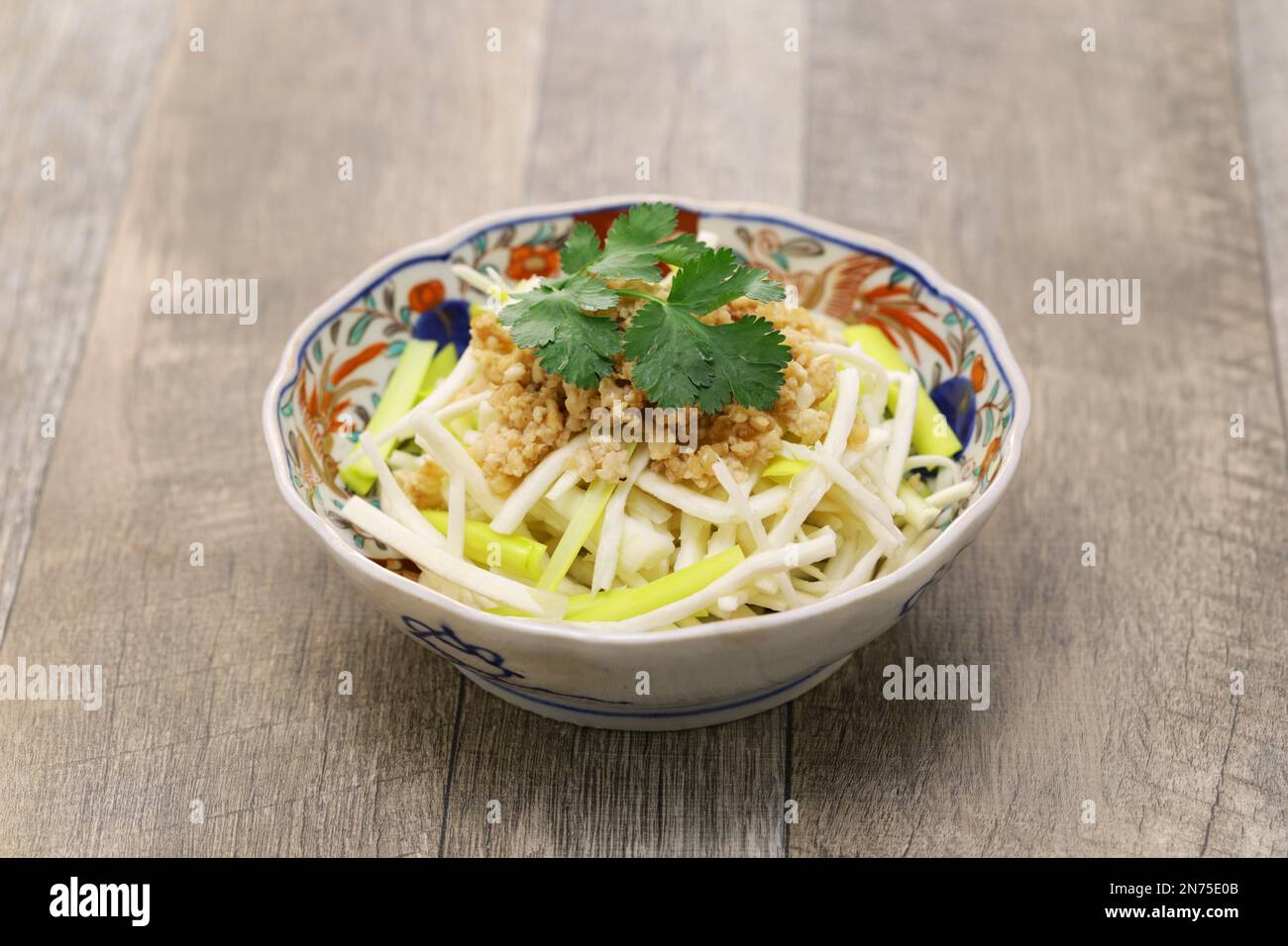 wild rice stem salad, Chinese cuisine Stock Photo - Alamy