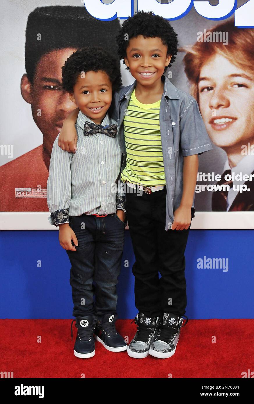 Actor Kaleo Elam, left, and his brother Makhari Elam attend the