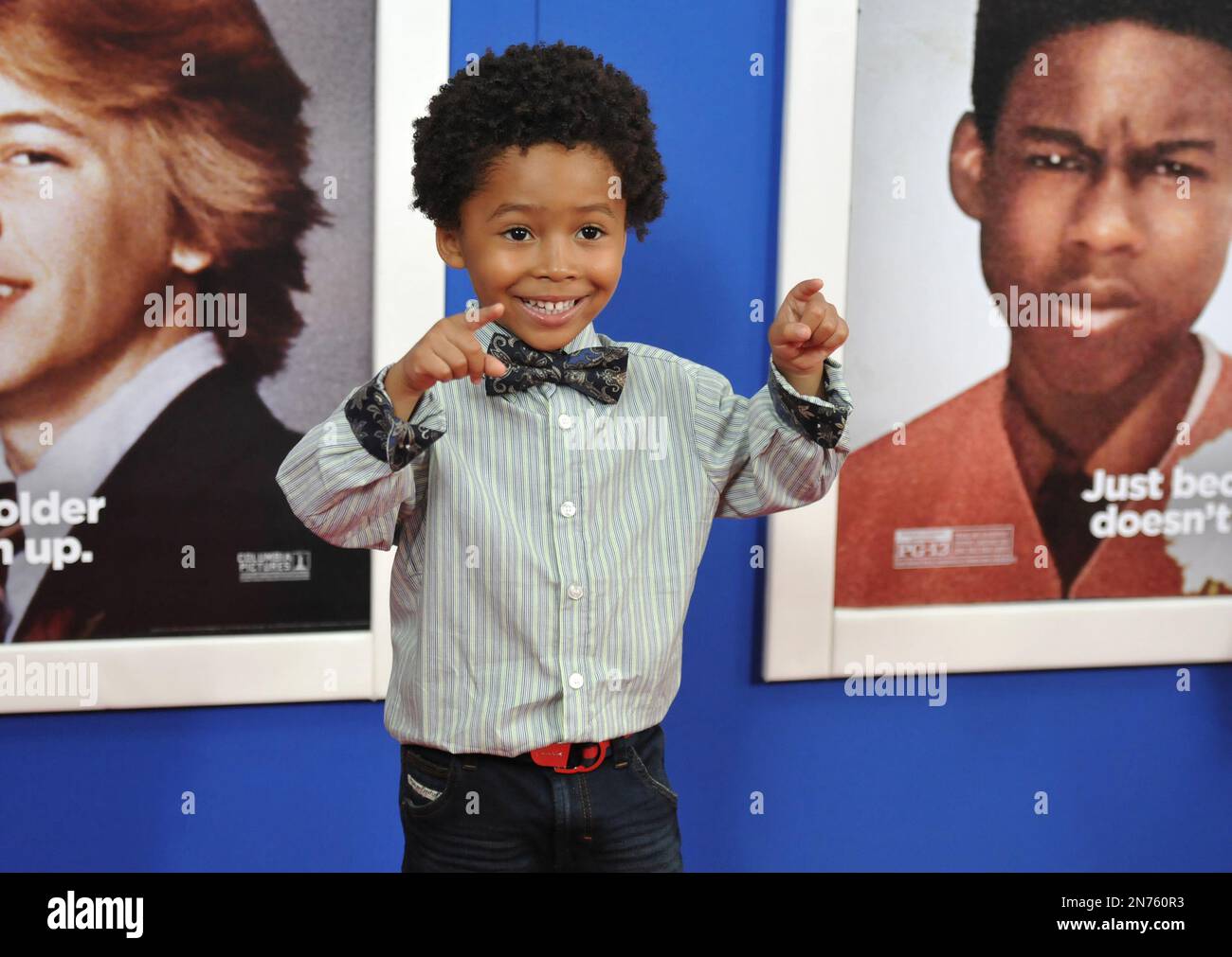 Actor Kaleo Elam attends the premiere of "Grown Ups 2" at the AMC Loews