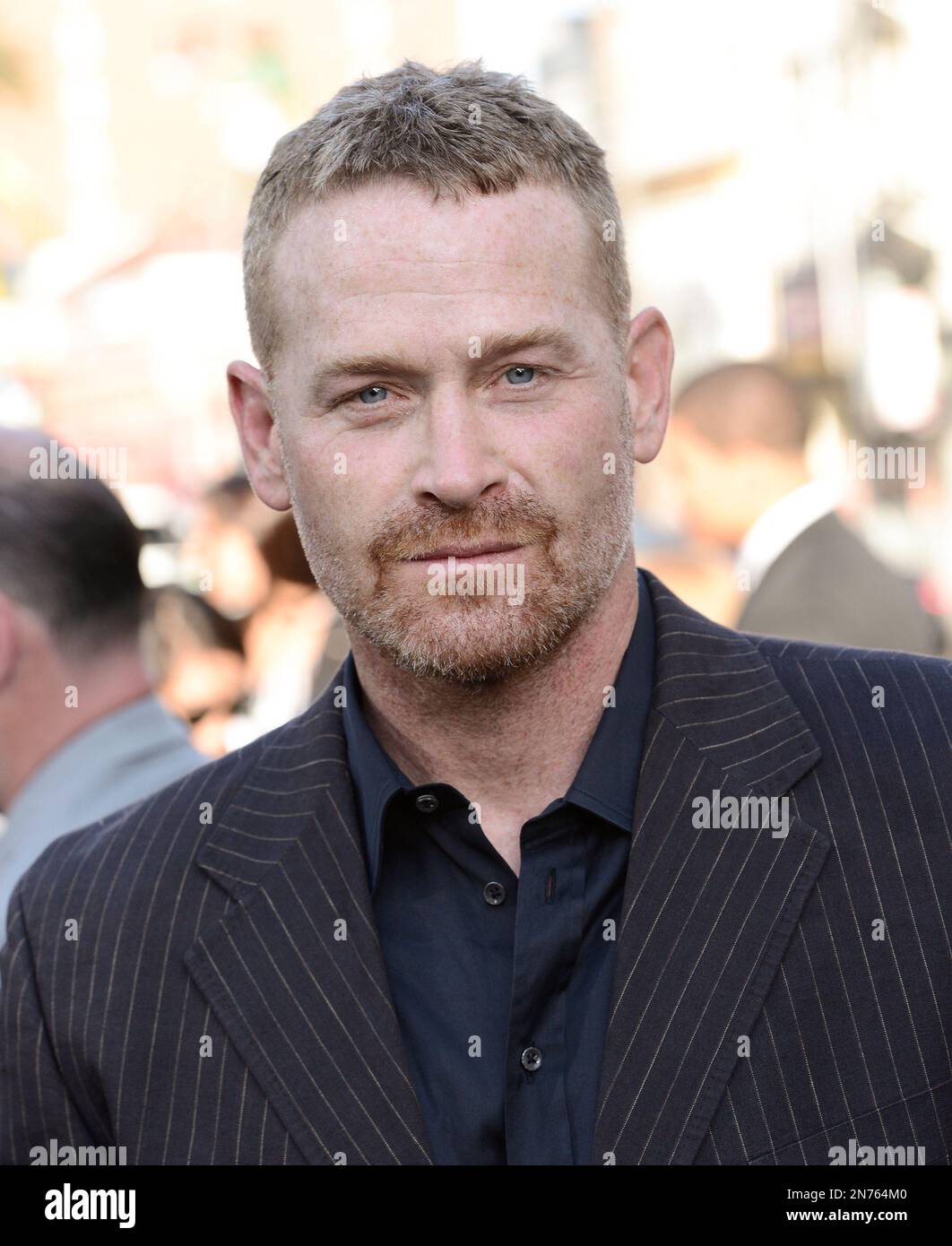 Actor Max Martini arrives on the red carpet at the LA premiere of "Pacific Rim" at the Dolby