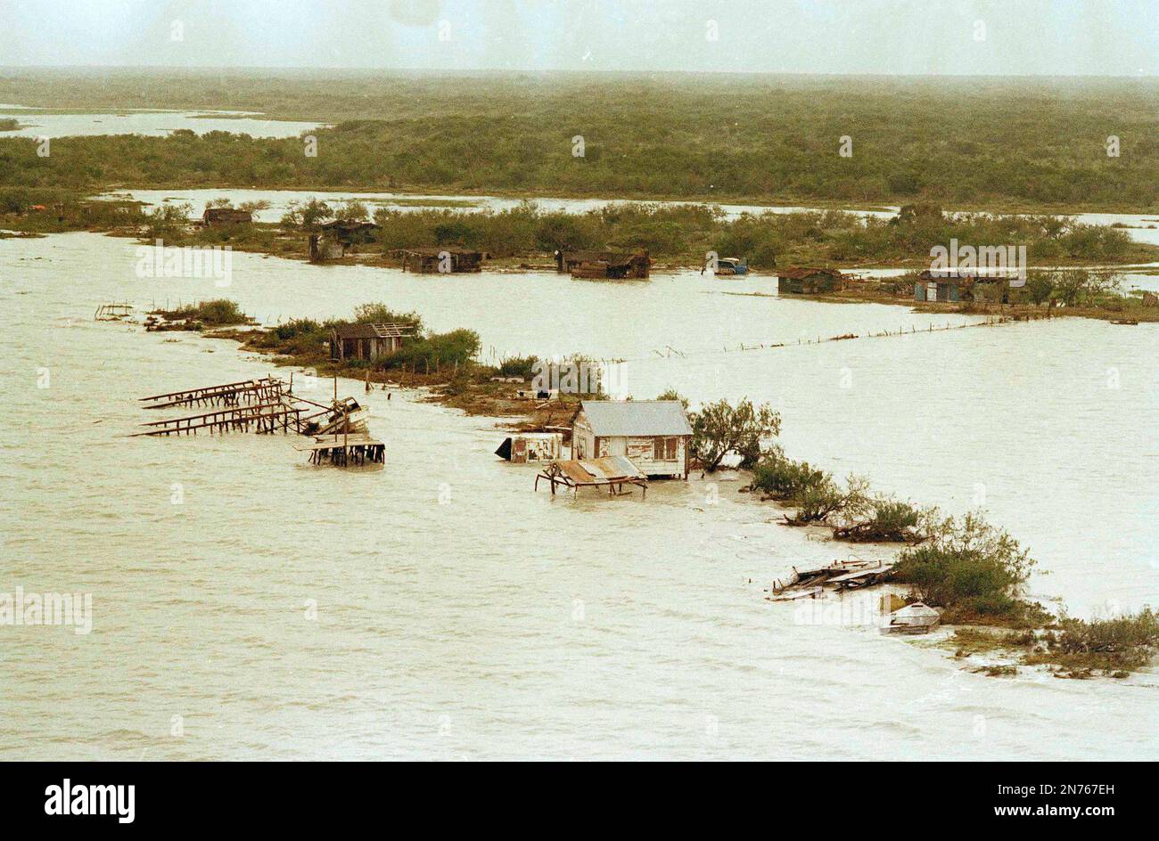 Flooding and destruction in the aftermath of the Bhola cyclone in East ...