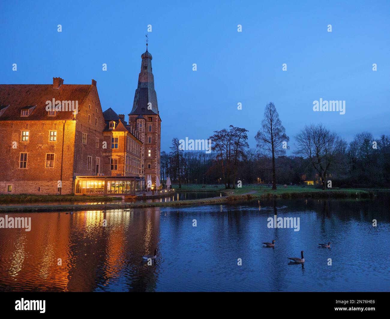 Raesfeld the castle of Raesfeld in germany Stock Photo - Alamy