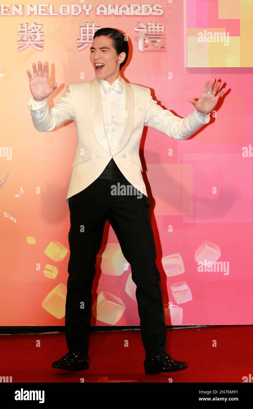 Taiwanese singer Jam Hsiao arrives for the 24th Golden Melody Awards in