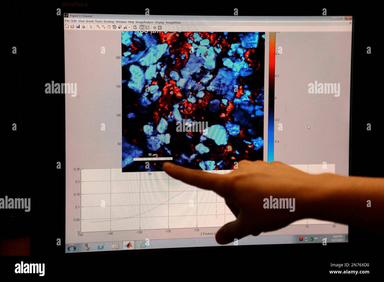 In this Thursday, June 27, 2013 photo, senior grad student Tana