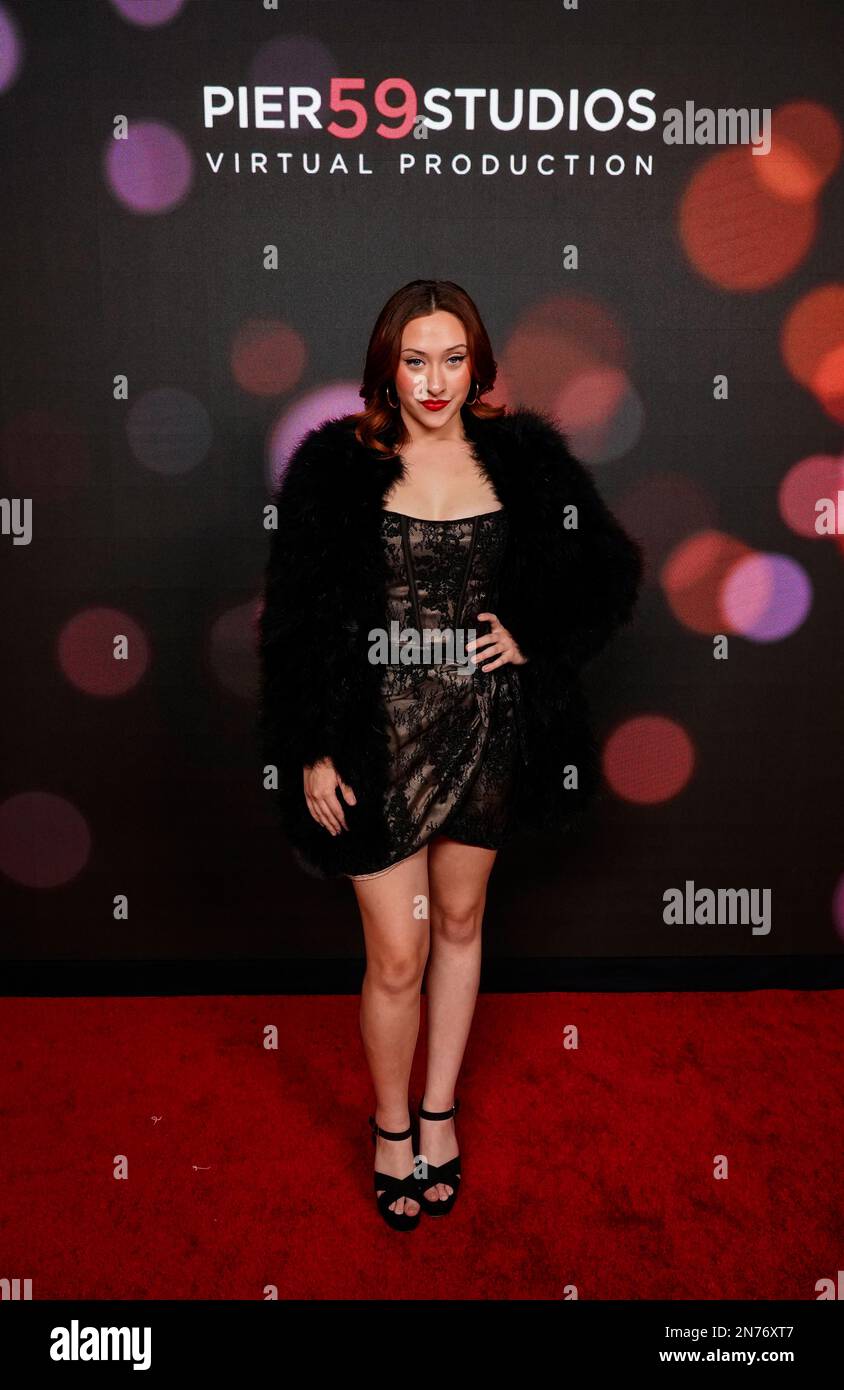 New York City 02/08/2023 Brooklynne Webb attends the PIER 59 NYFW Party