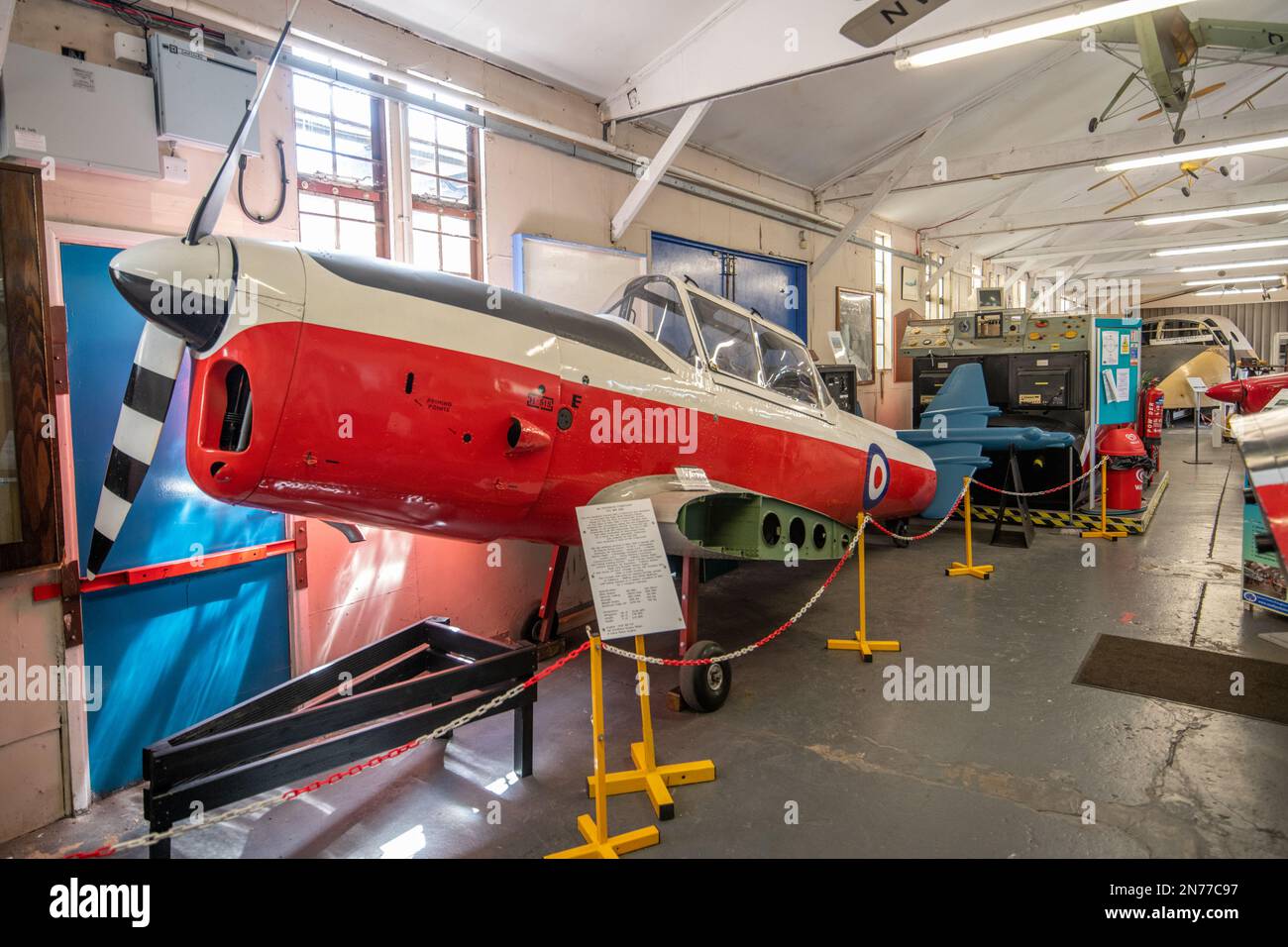 The South Yorkshire Aircraft Museum at RAF Doncaster site Stock Photo