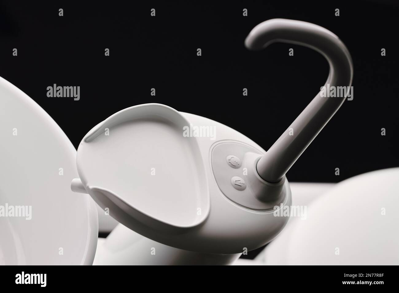 Dental Spittoon and glass sink. Washbasin in dentist Spit sink at dentisl office