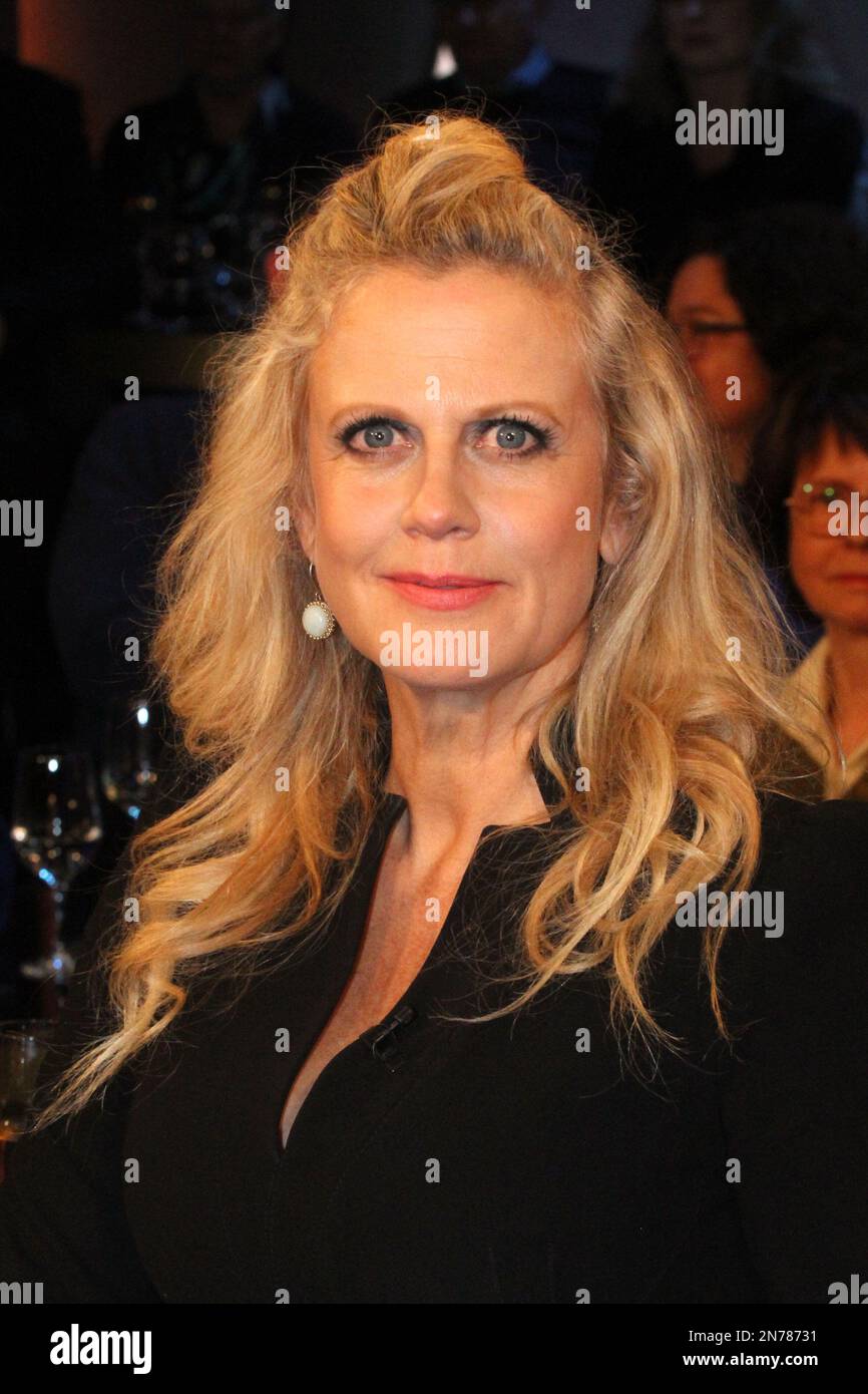 Barbara Schoeneberger during the NDR Talk Show at NDR Studios on