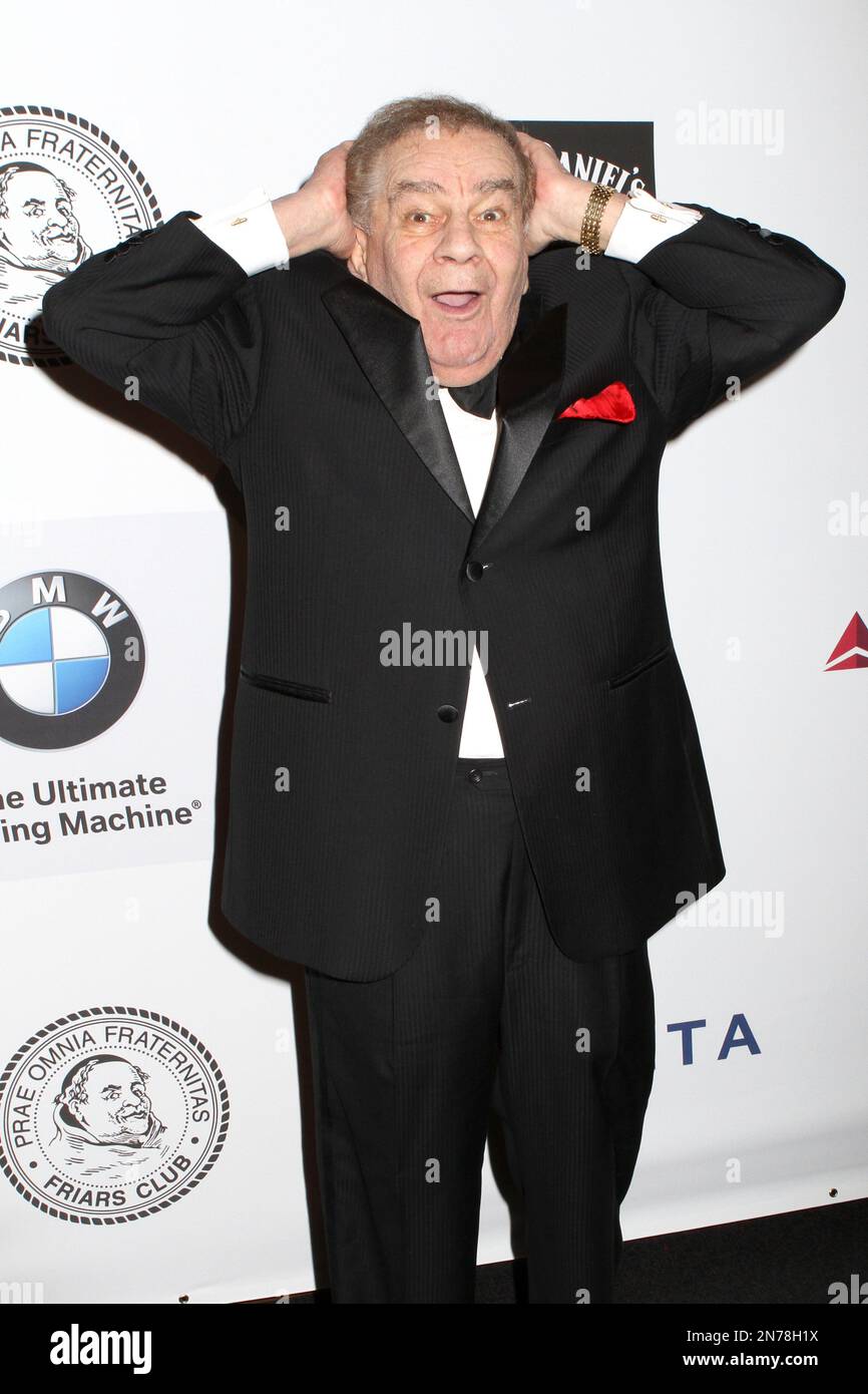 Friars Club Dean Freddie Roman poses for photos at the Friars Club