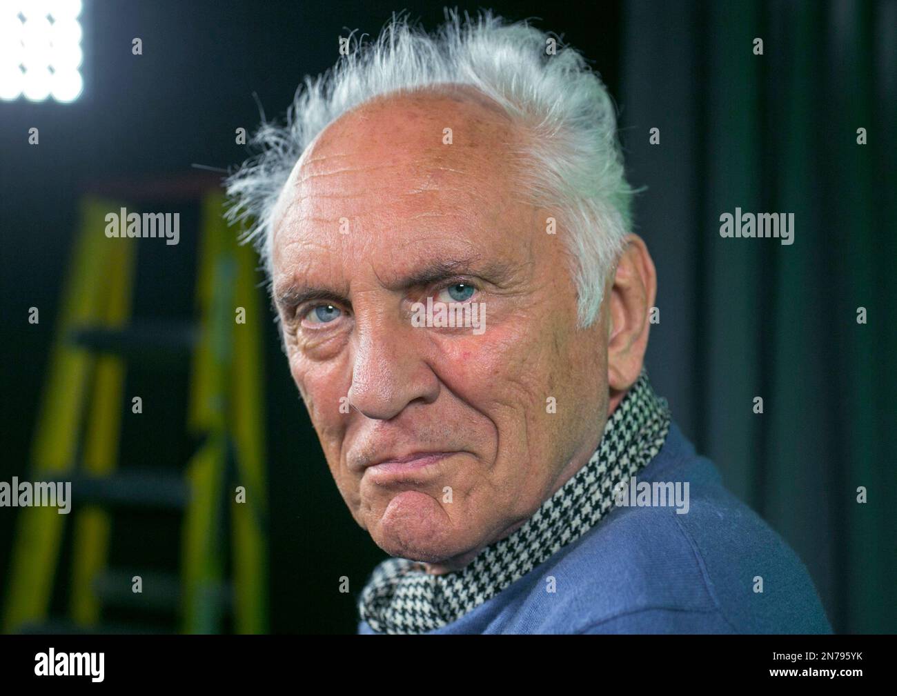 In This Wednesday June 12 2013 Photo English Actor Terence Stamp Poses For A Photo During An Interview In Los Angeles Before Man Of Steel And Michael Shannon There Was Stamp Delivering What Debatably Remains The Quintessential Screen Version Of General Zod Perhaps The Most Frightening Of All The Screen Villains To Take On Christopher Reeves Superman Some 35 Years Later Stamp Is Back Onscreen Sometimes Frightfully Always Delightfully Grumpy As A Pensioner Who Finds His Lost Voice And Heart In A Local Seniors Choir In The Drama Unfinished Song Ap Photodamian Dovarganes 2N795YK