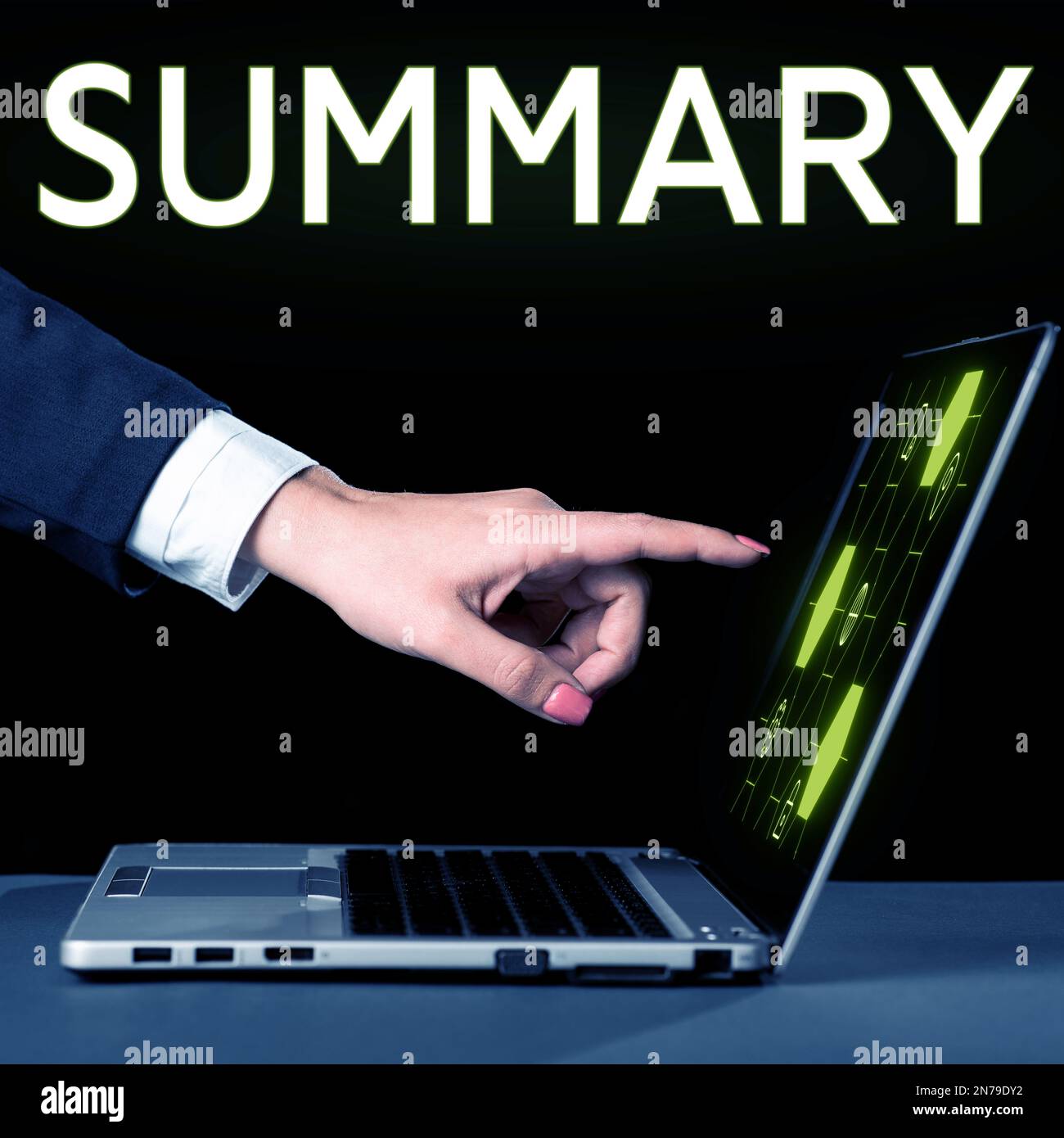 Text caption presenting Summary. Business overview Brief Statement ...