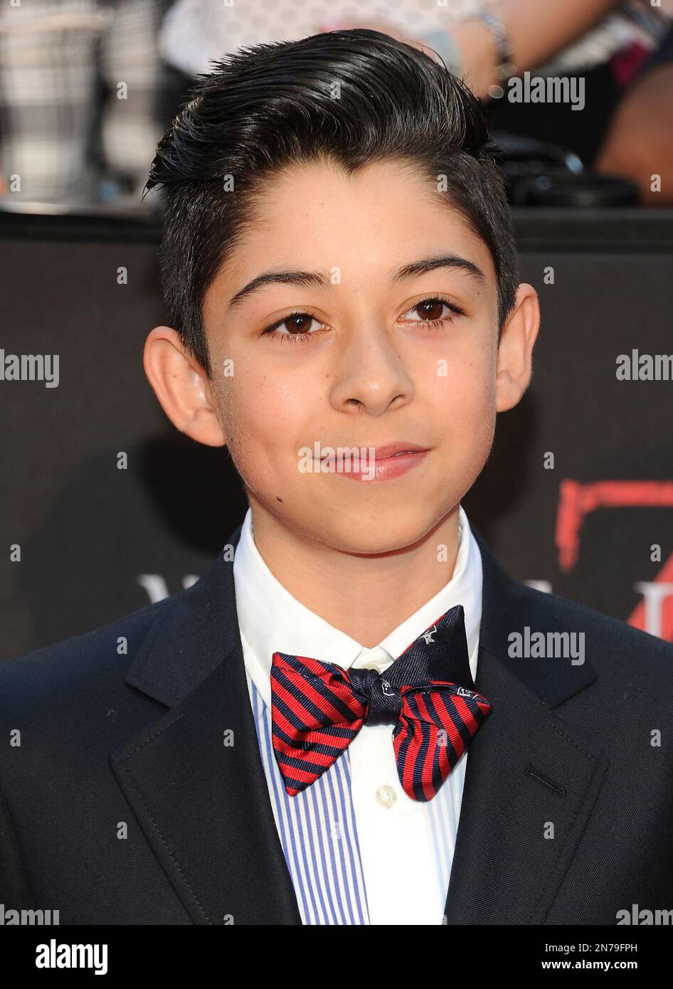 Actor Fabrizio Zacharee Guido attends the premiere of "World War Z" in