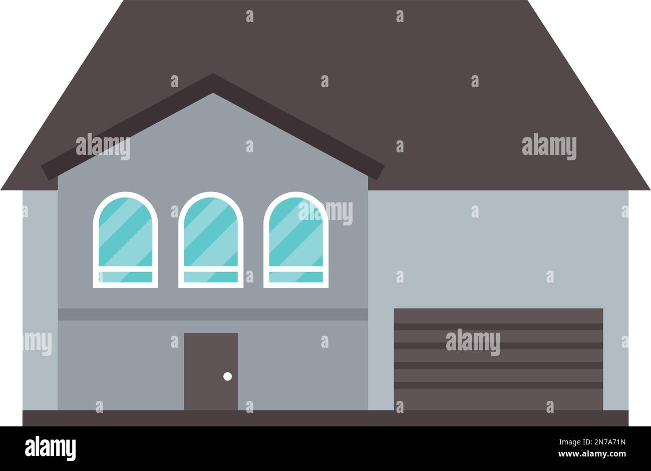 house on white background Stock Vector Image & Art - Alamy