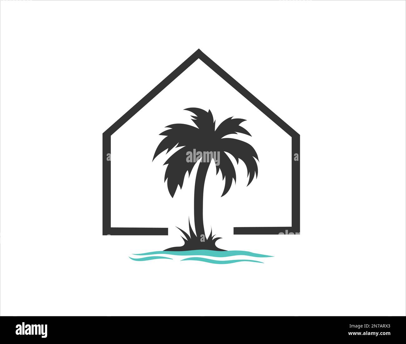 Plum tree logo, ocean vector Stock Vector Image & Art Alamy