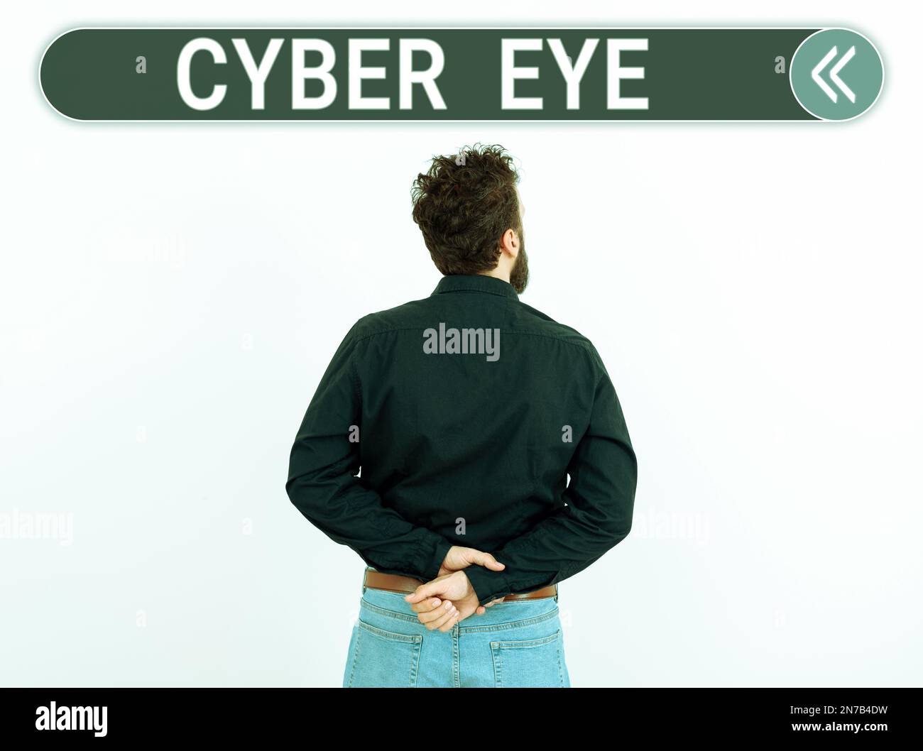 Text showing inspiration Cyber Eye. Business idea tool engages in ...
