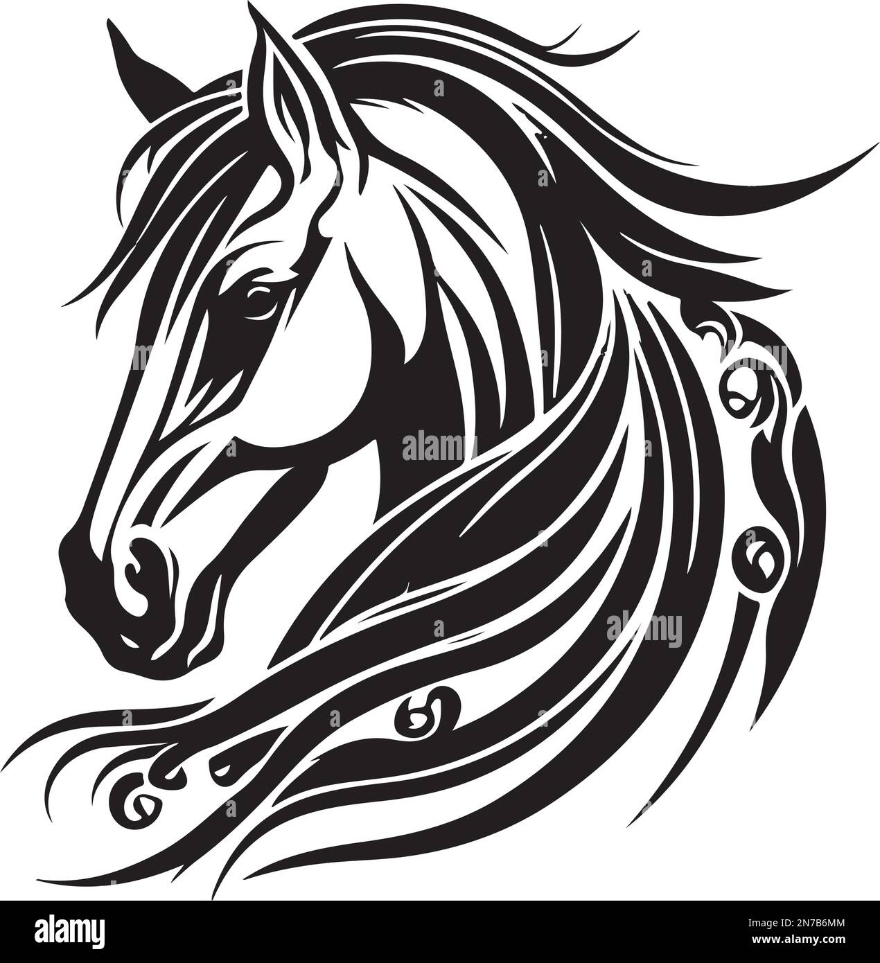 Horse tattoo hi-res stock photography and images - Page 2 - Alamy