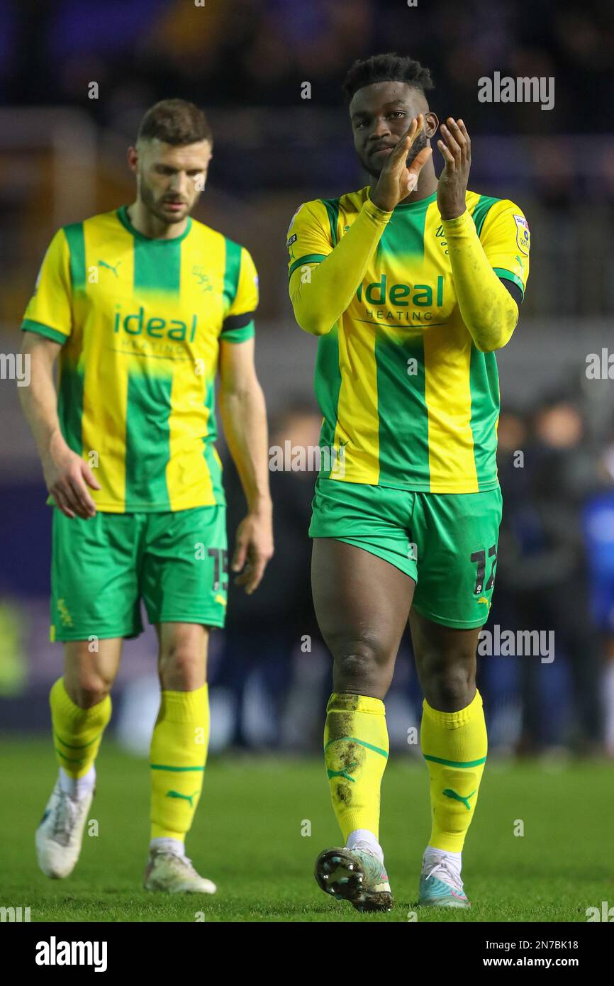 Daryl Dike #12 Of West Bromwich Albion Applauds The Travelling Fans ...