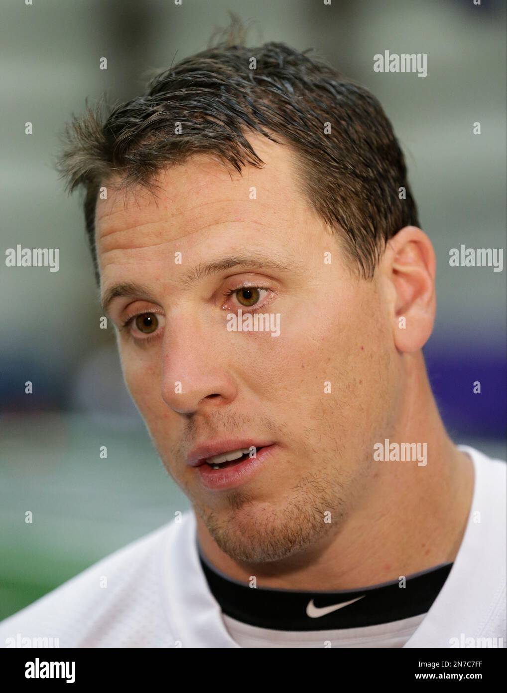 Minnesota Vikings linebacker Chad Greenway (52) is shown shown after