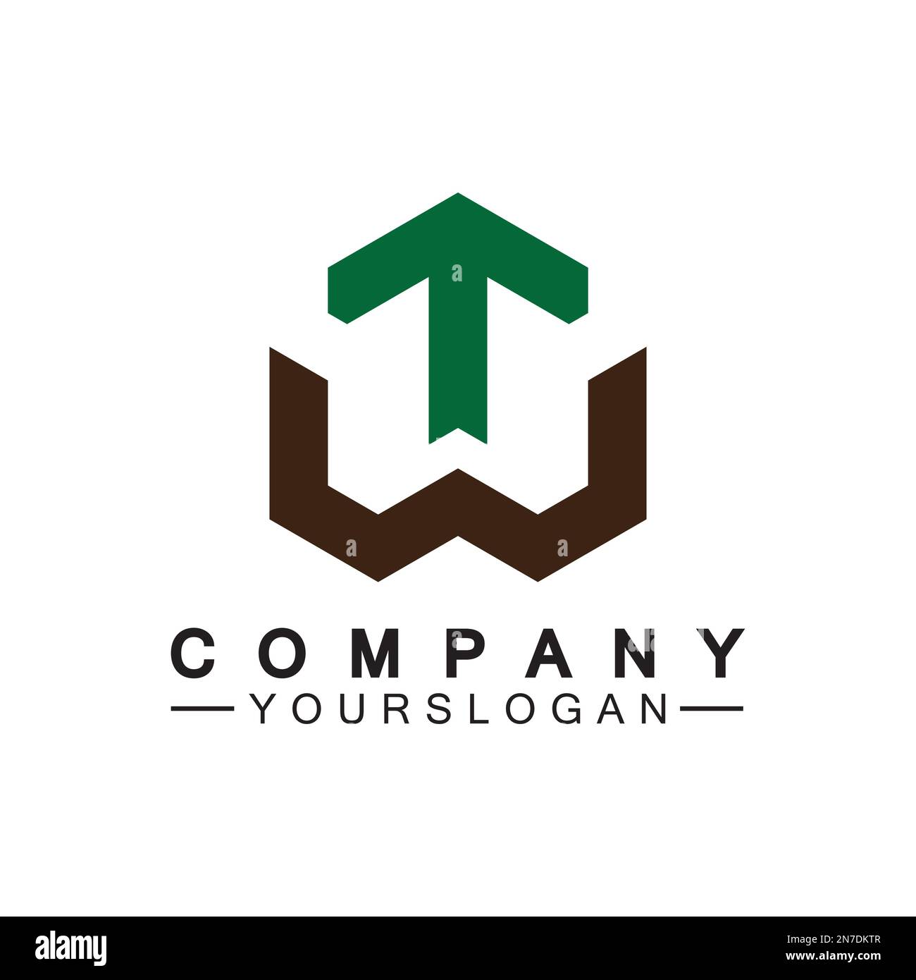 Initial letter wt logo or tw logo vector design template Stock Vector ...