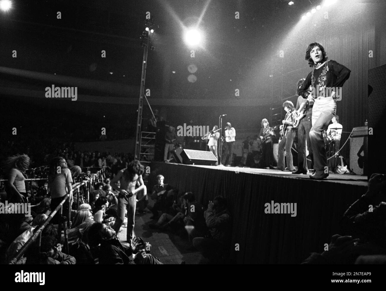 Spectators Riots The Rolling Stones performing in Germany during their European Tour ...