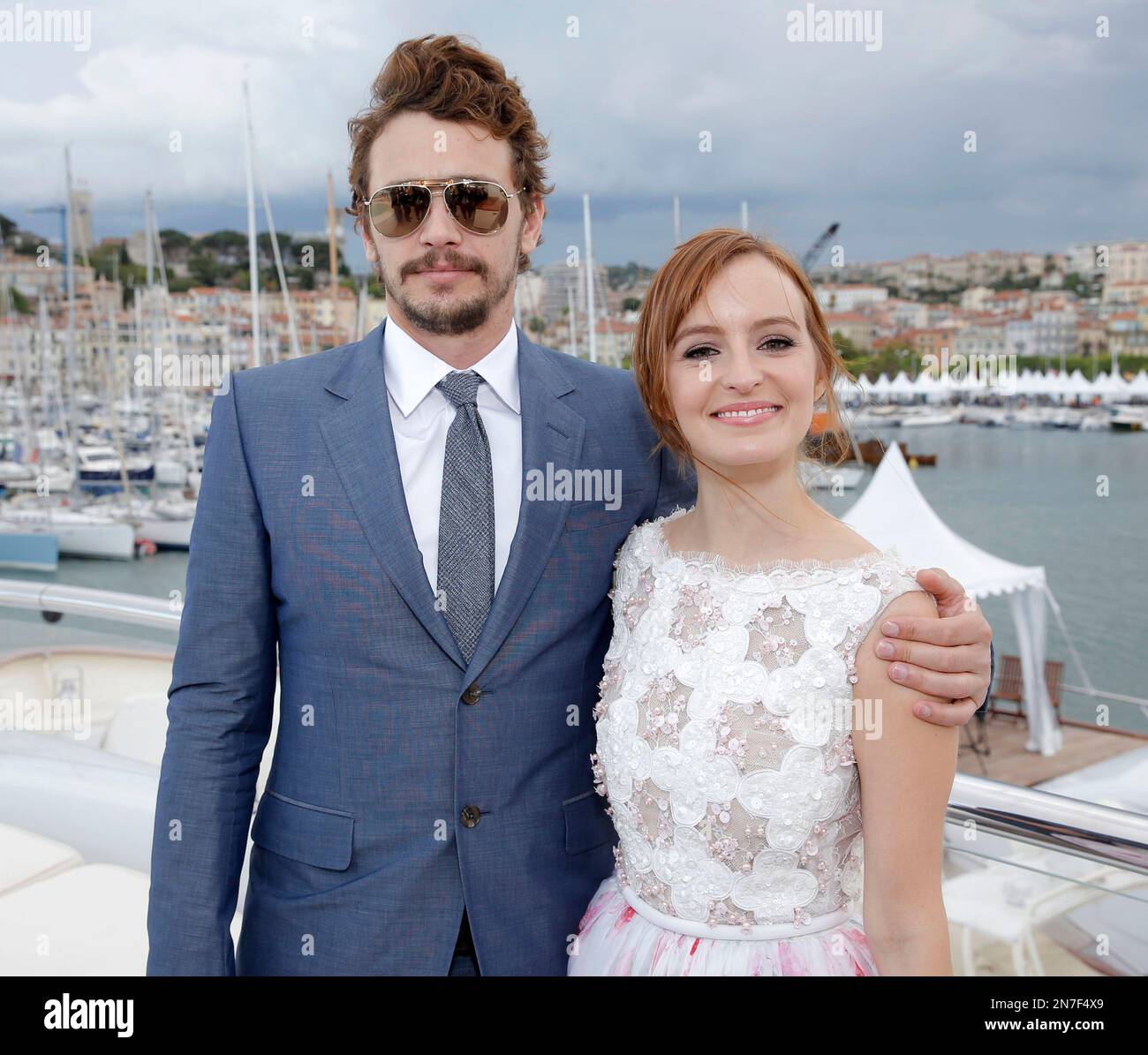 James Franco and Ahna O'Reilly at the Art of Elysium Party, which ...