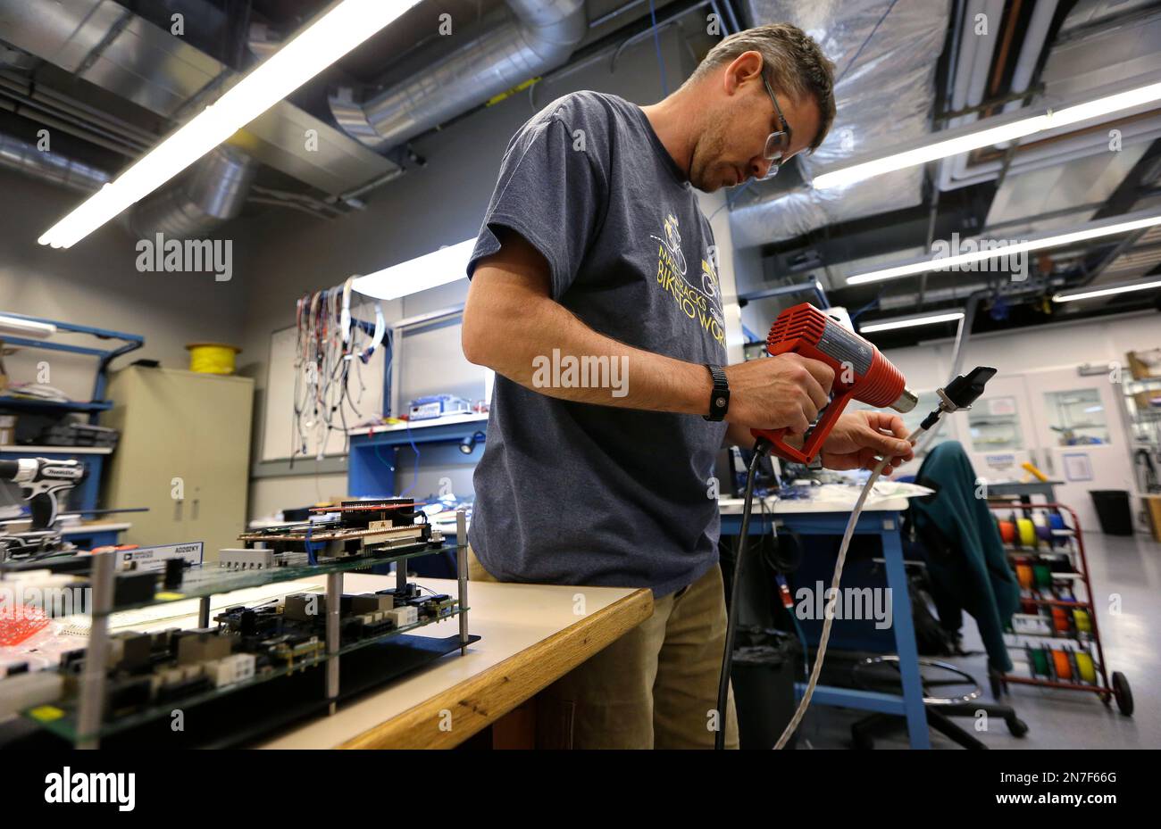 In this photo taken Tuesday, May 7, 2013, James Tilley, senior