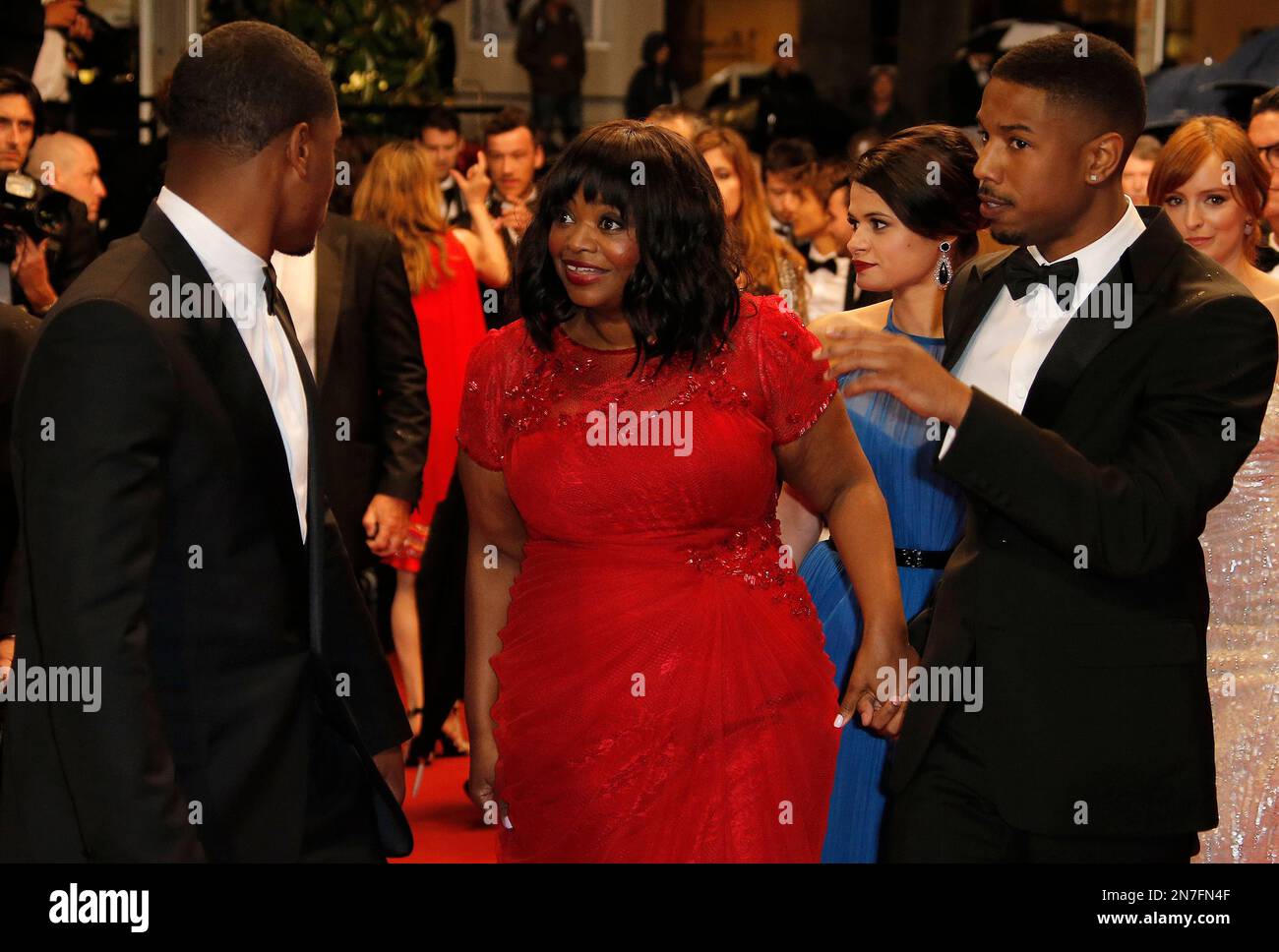 From left, Fruitvale Station director Ryan Coogler, actors Octavia