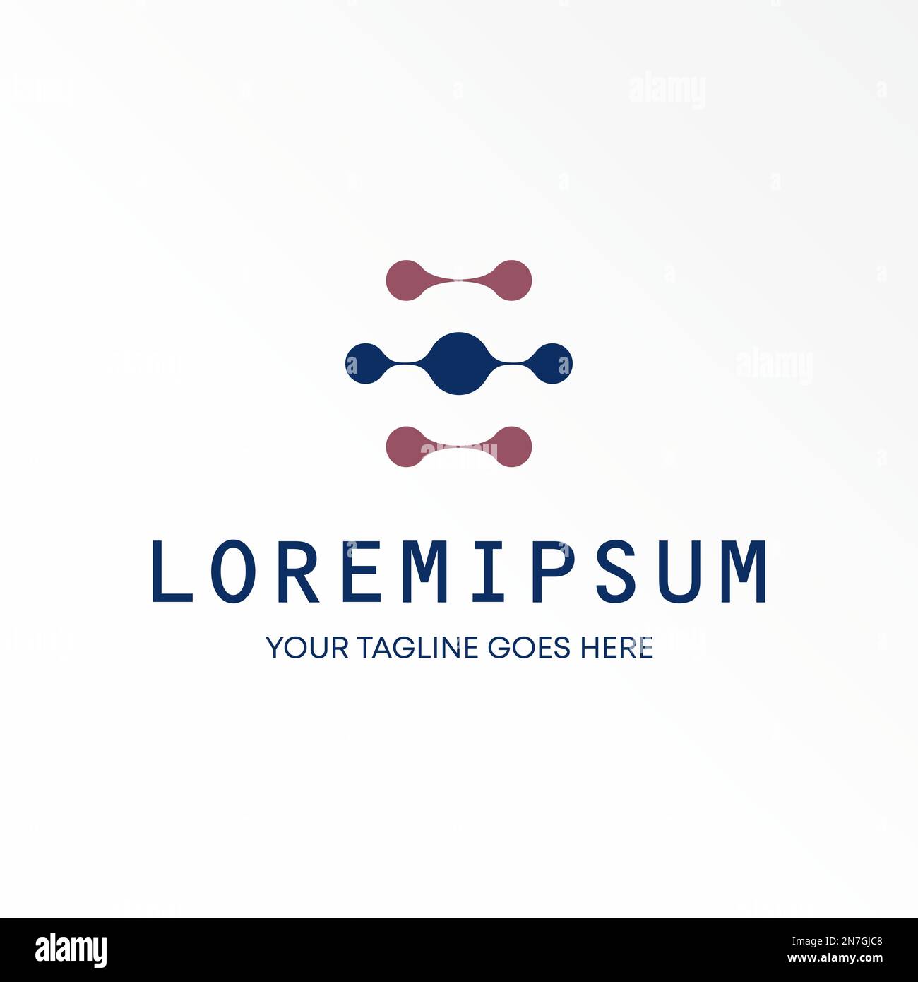 simple Tech dots in Hexagon like letter O or H font image graphic icon ...