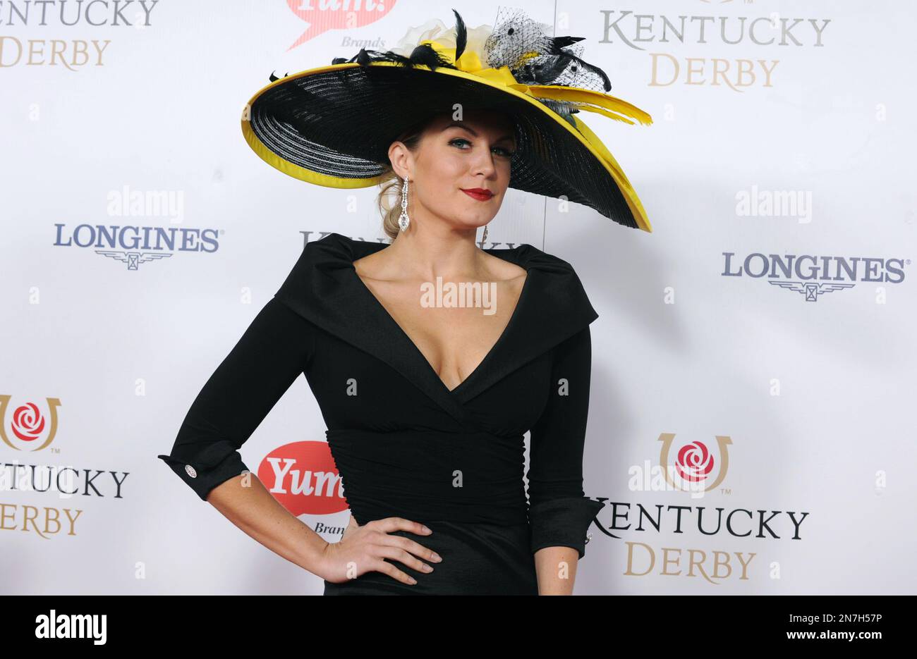 Miss America Mallory Hagan walks the Kentucky Derby Red Carpet