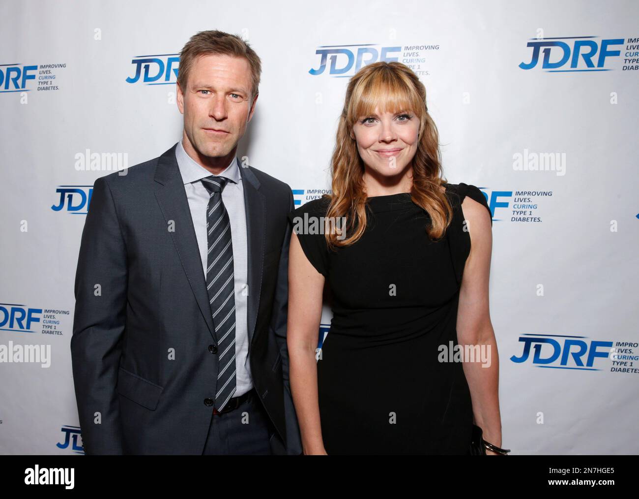 Mary McCormack and Aaron Eckhart attend JDRF LA's 10th Annual Finding A ...
