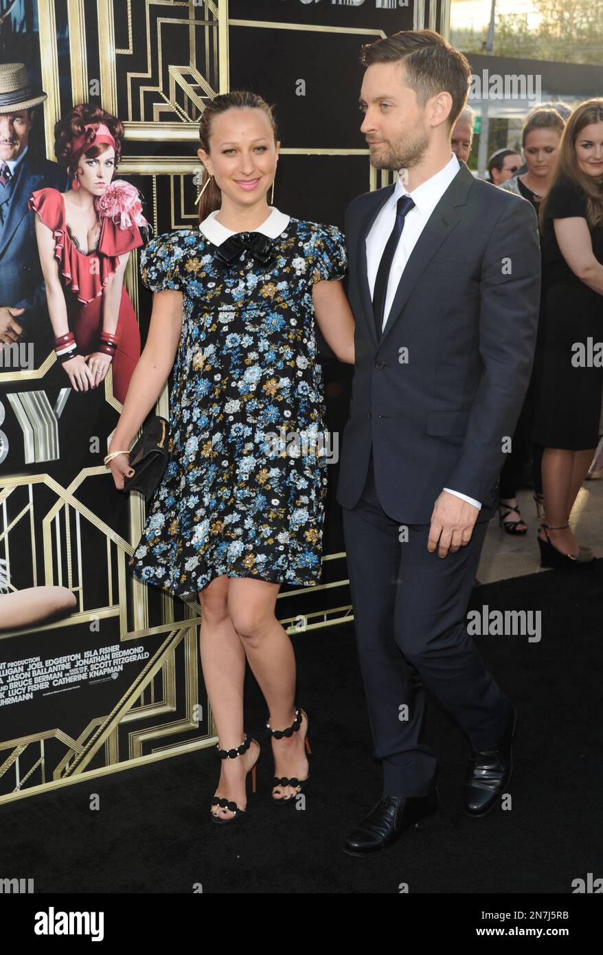 Actor Tobey Maguire and wife Jennifer Meyer attend "The Great Gatsby ...
