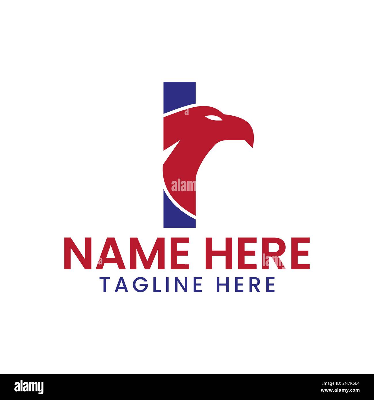 Letter I Eagle Logo Design Vector Template Stock Vector Image & Art - Alamy