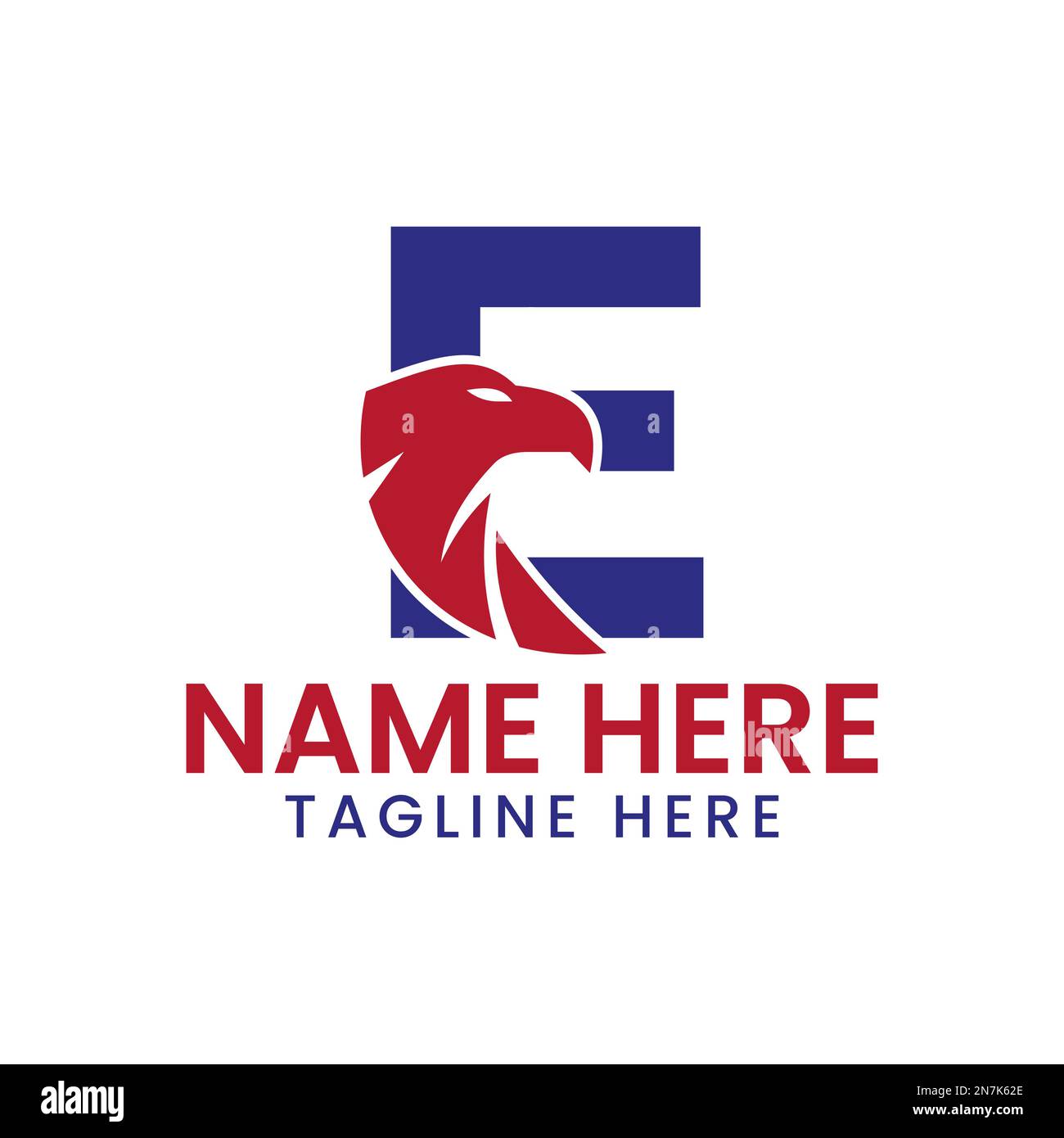 Letter E Eagle Logo Design Vector Template Stock Vector Image & Art - Alamy