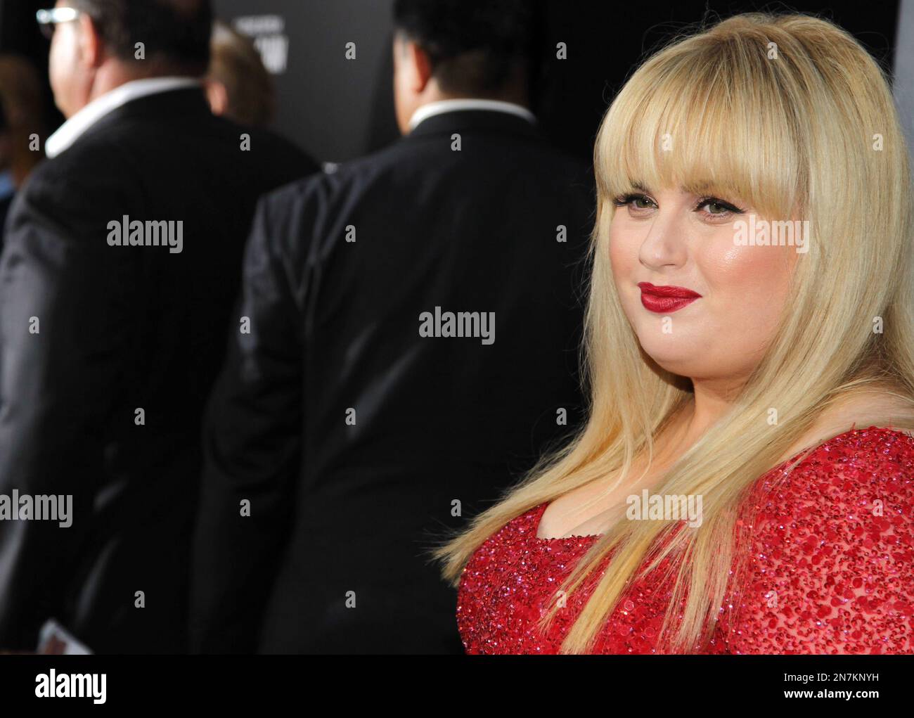 Actress Rebel Wilson arrives at the LA Premiere of 