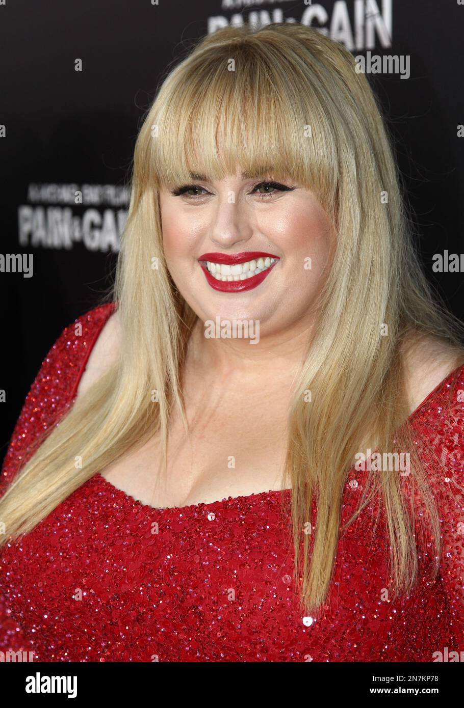 Actress Rebel Wilson arrives at the LA Premiere of 