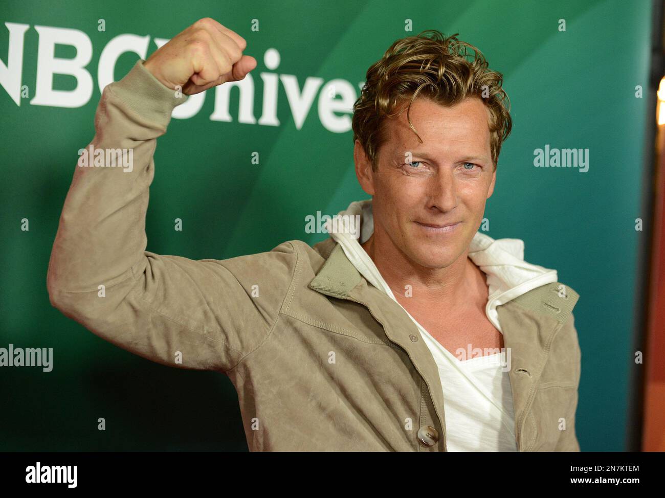 Magnus Scheving of Sprout's "Lazy Town" arrives at the 2013