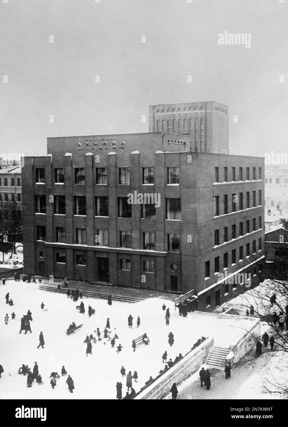 The newly completed Lenin Institute which has been erected in Soviet ...
