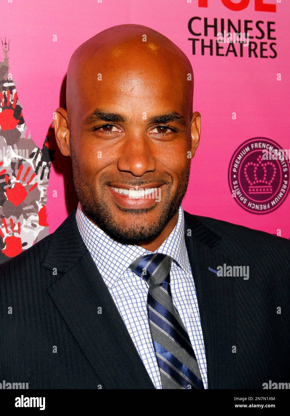 Event host actor Boris Kodjoe arrives at Chambored Vodka Goes Hollywood ...