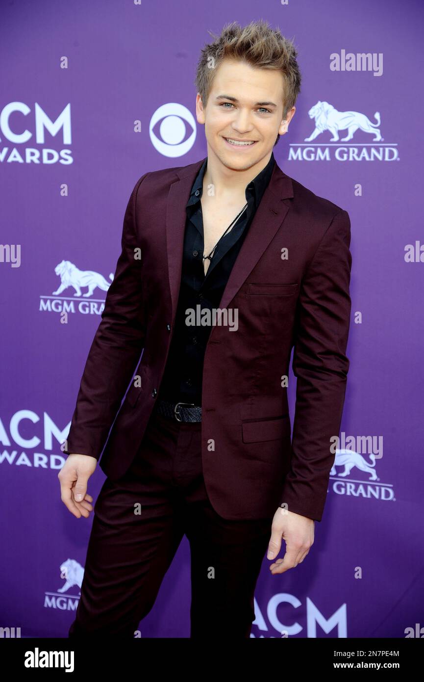 Singer Hunter Hayes arrives at the 48th Annual Academy of Country Music ...