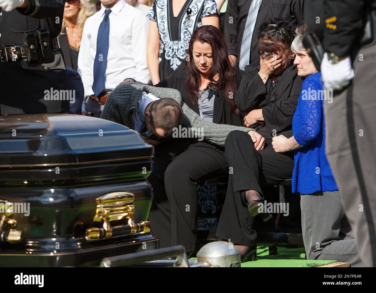 From left, Eugene "Bub" Crum, his sister Julie Hall, his mother Rosie