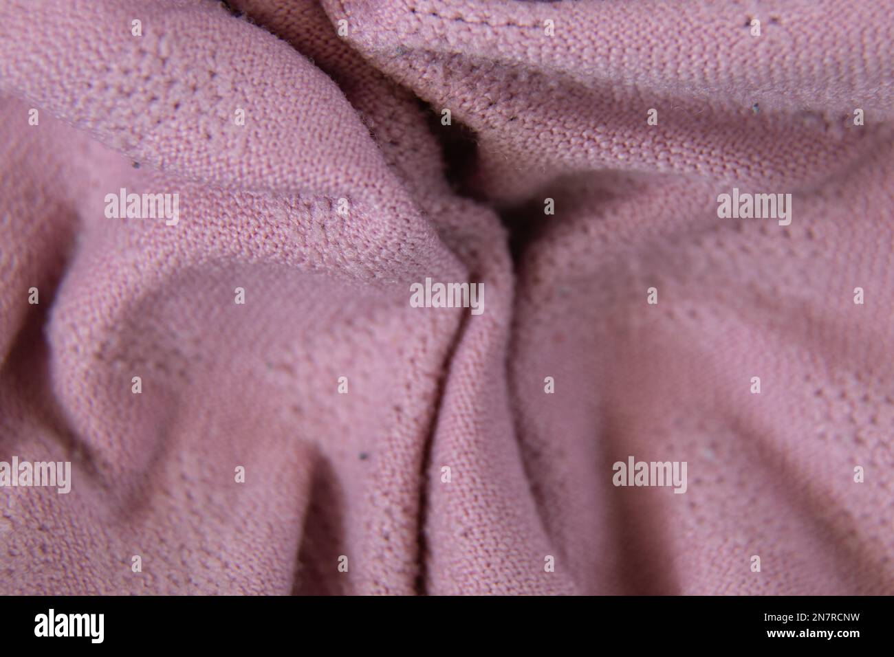 background pale pink pastel fabric macro Stock Photo