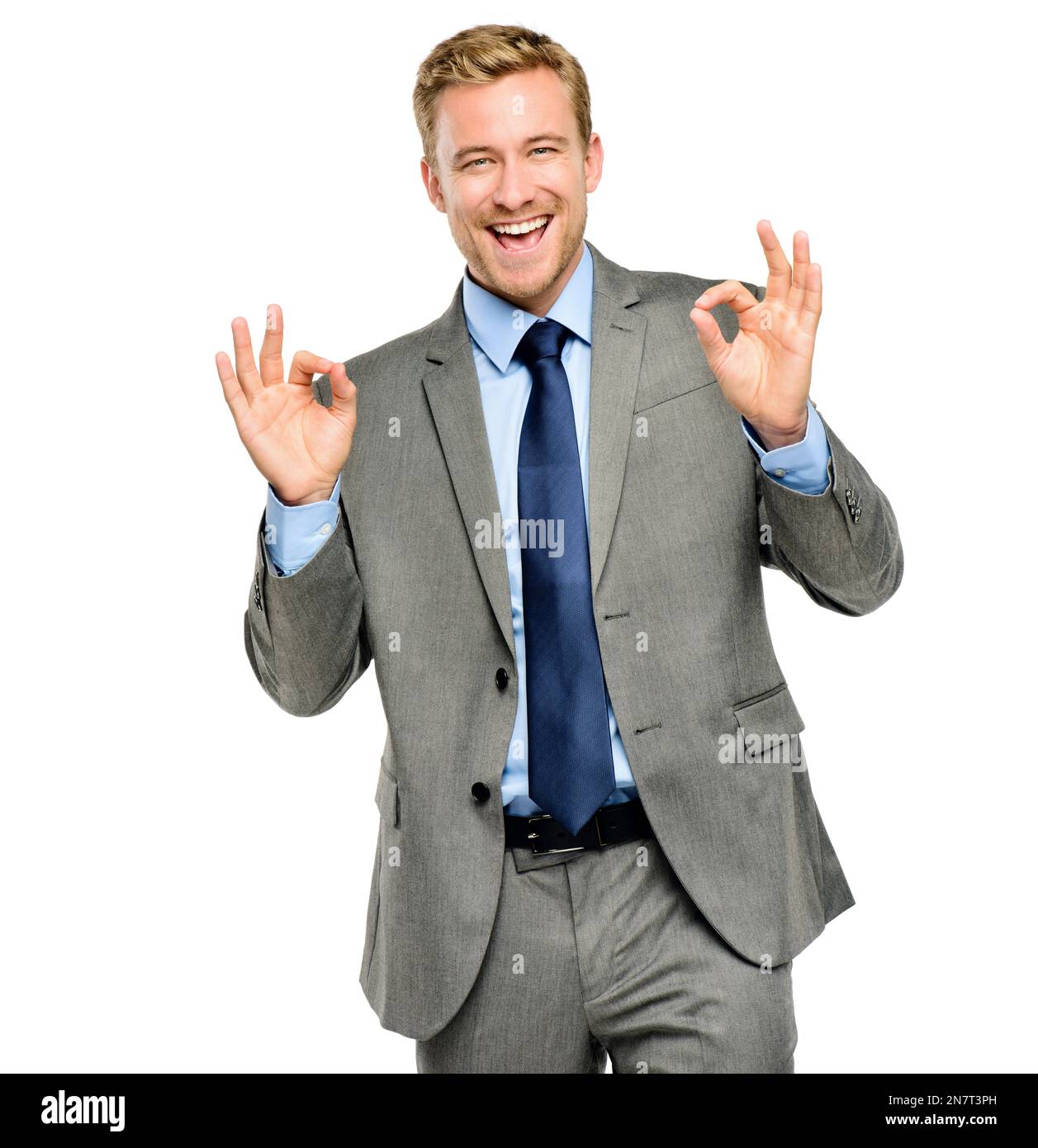 Premium Vector  Businessman standing making be quiet